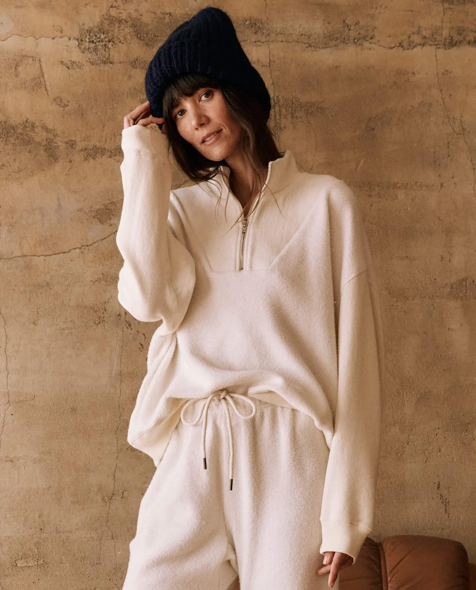 The Slouch Trail Sweatshirt. -- Washed White sold by THE GREAT. product image thumbnail 2