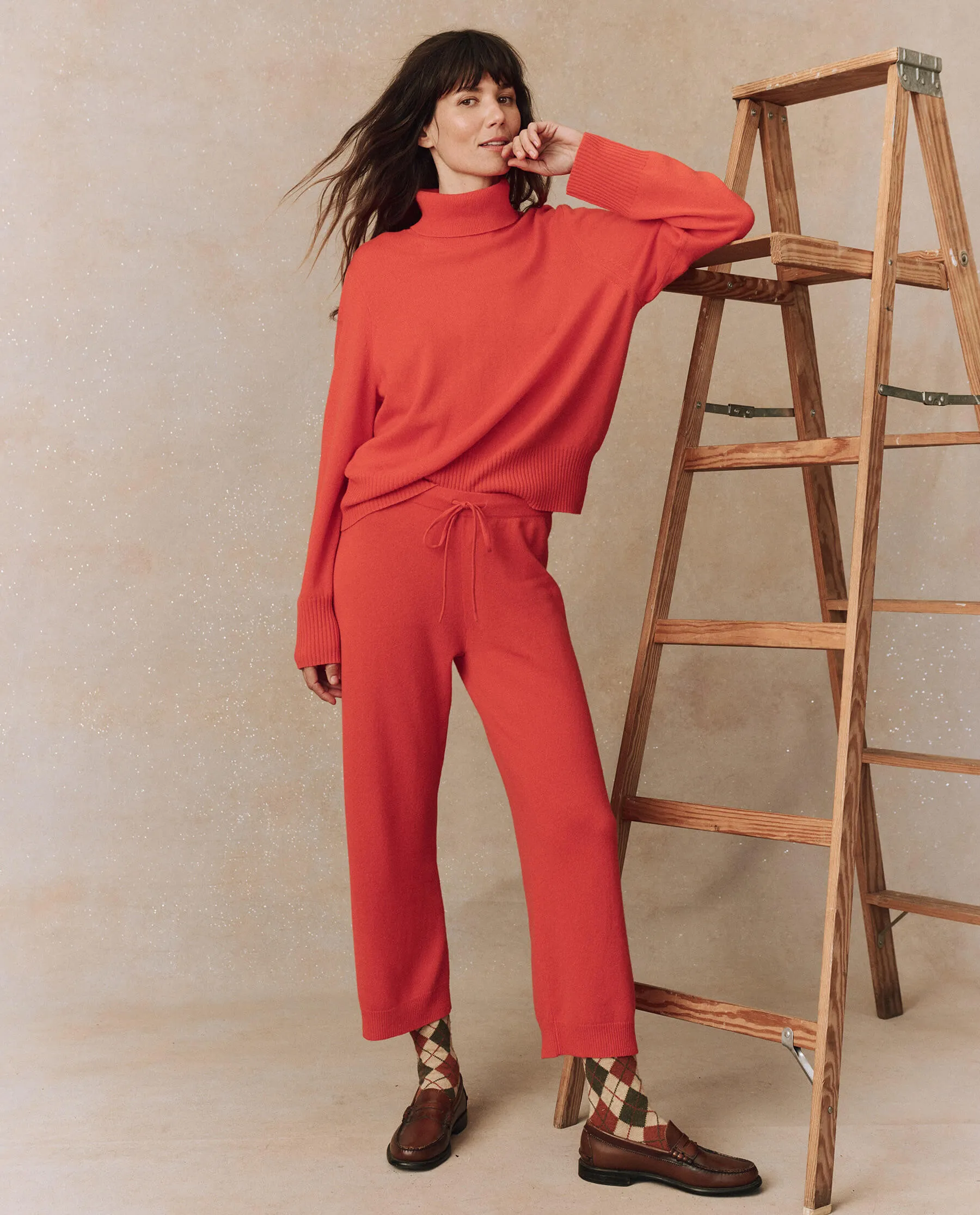 The Cashmere Turtleneck Sweater. -- Ember sold by THE GREAT. product image thumbnail 4