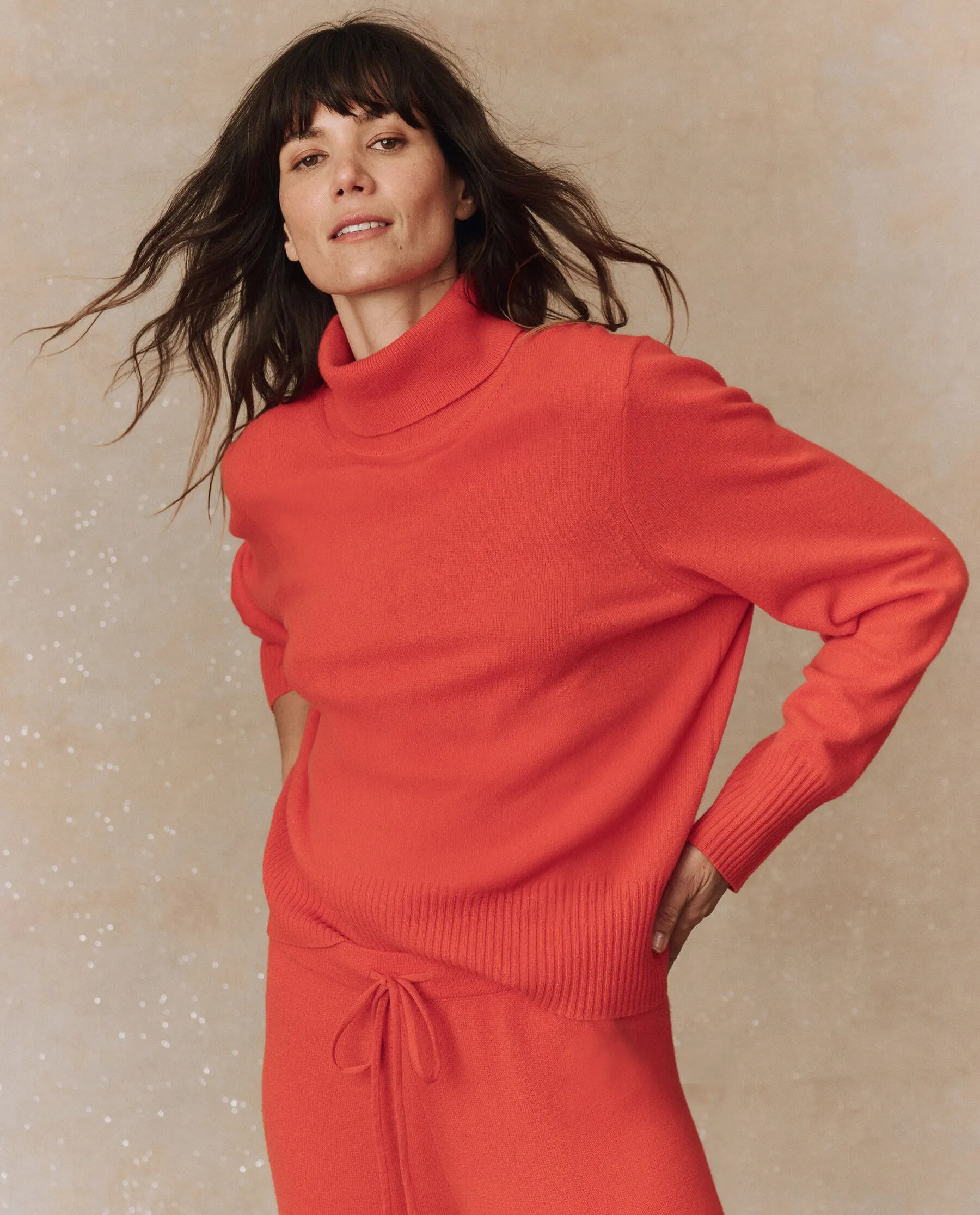 The Cashmere Turtleneck Sweater. -- Ember sold by THE GREAT.