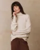 The Cashmere Turtleneck Sweater. -- Ivory sold by THE GREAT.