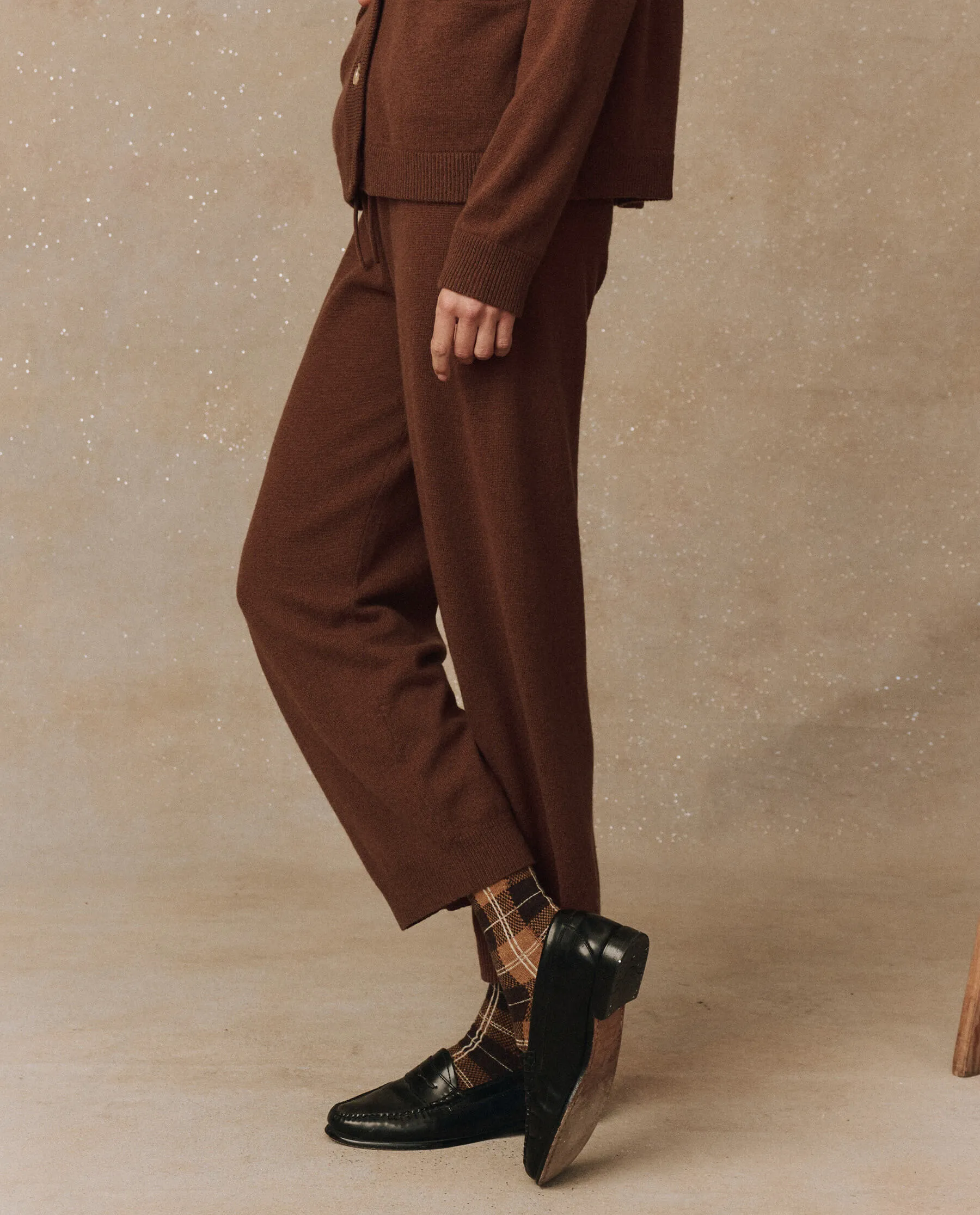 The Cashmere Lantern Pant. -- Santal sold by THE GREAT. product image thumbnail 3