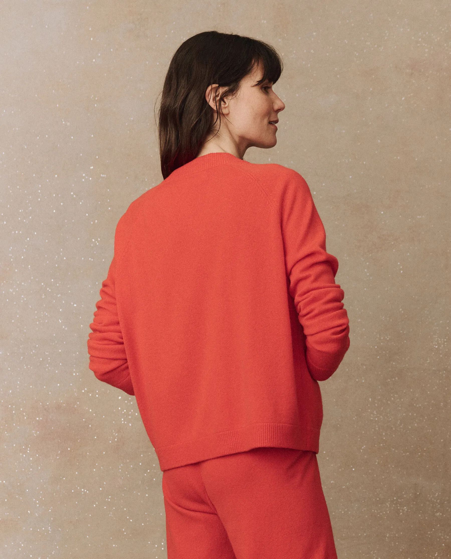 The Cashmere Varsity Cardigan. -- Ember sold by THE GREAT. product image thumbnail 3