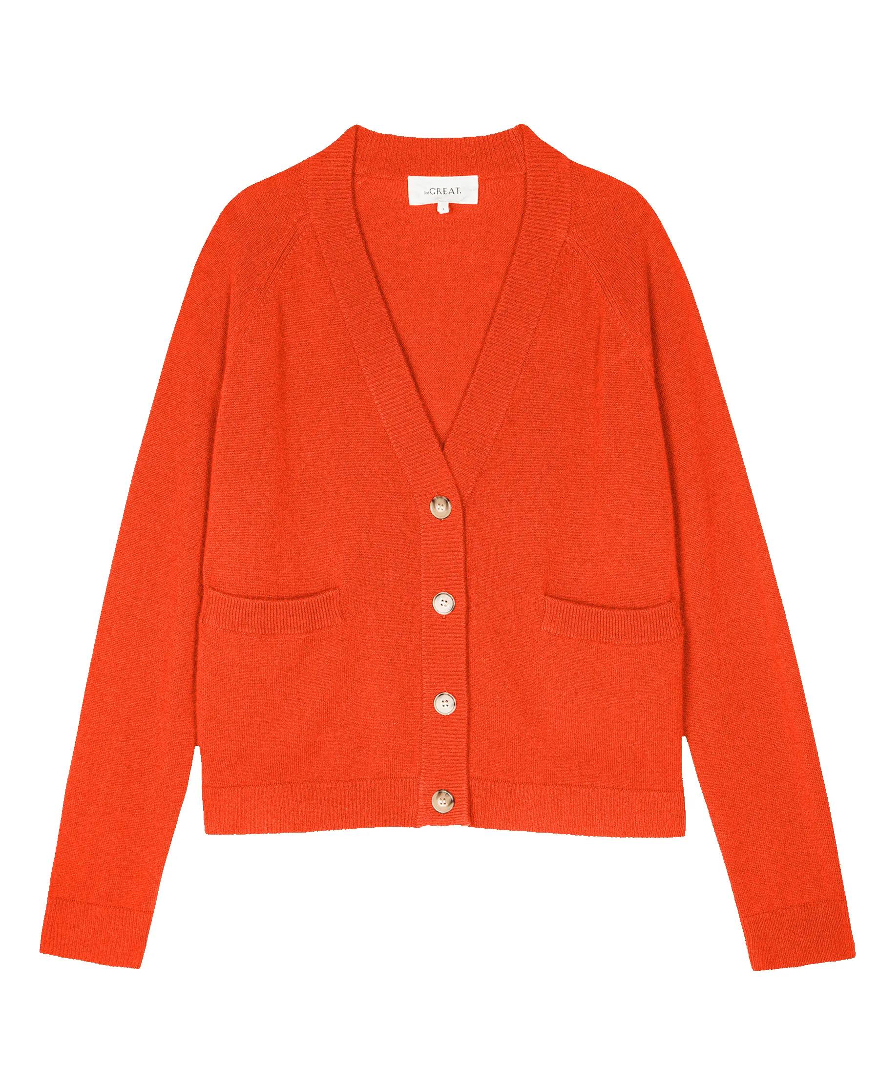 The Cashmere Varsity Cardigan. -- Ember sold by THE GREAT. product image thumbnail 5