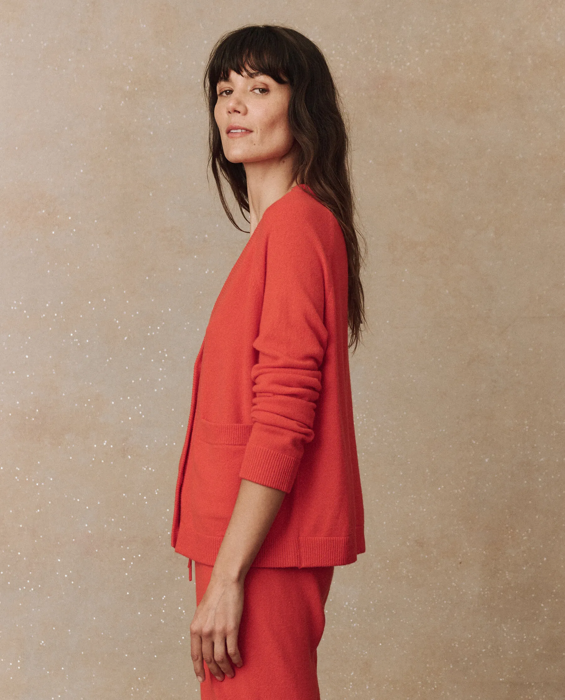 The Cashmere Varsity Cardigan. -- Ember sold by THE GREAT. product image thumbnail 4