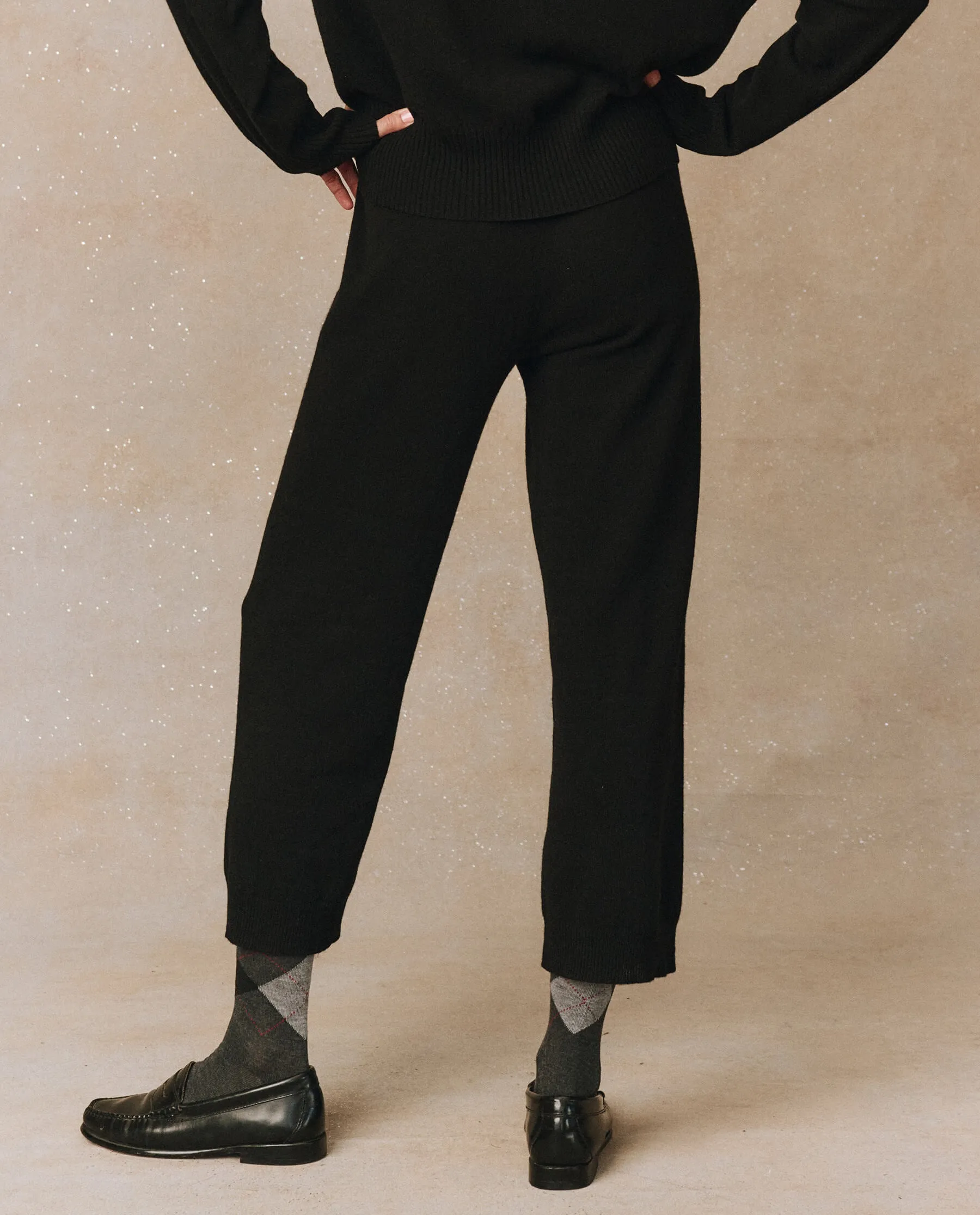 The Cashmere Lantern Pant. -- Black sold by THE GREAT. product image thumbnail 2