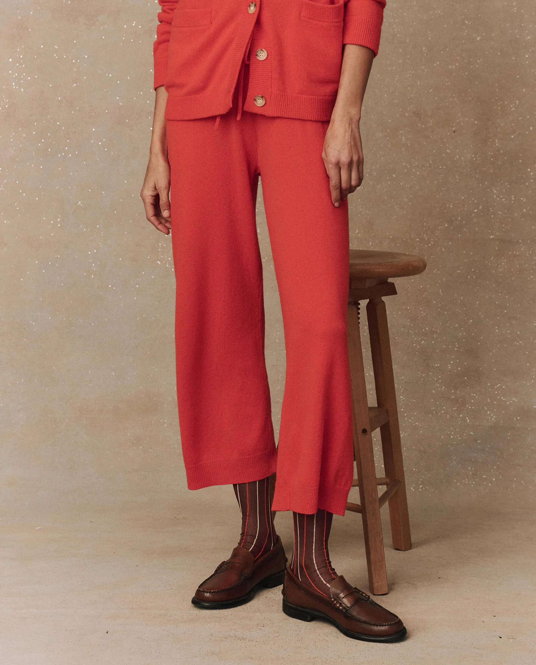 The Cashmere Lantern Pant. -- Ember sold by THE GREAT.