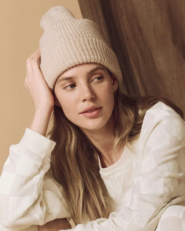 The Natural Alpaca Beanie. -- Natural sold by THE GREAT.