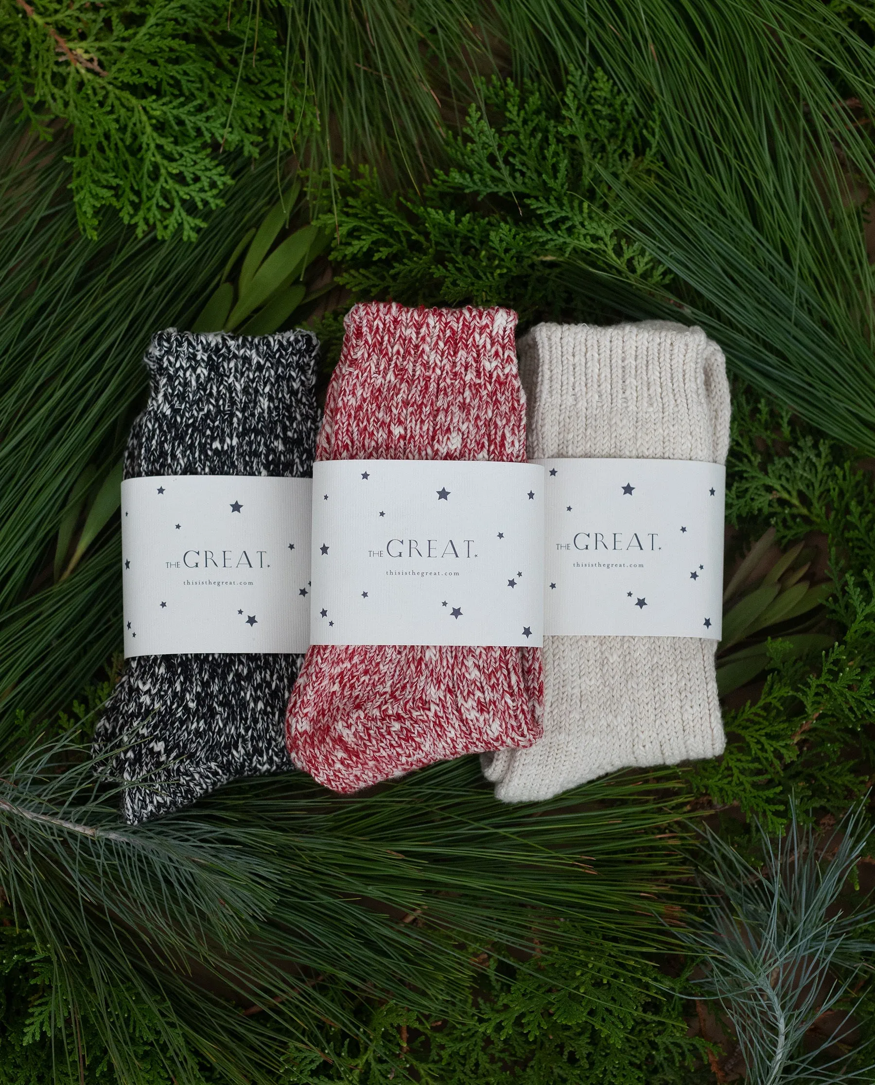 The Marled Sock. -- Cream sold by THE GREAT. product image thumbnail 5