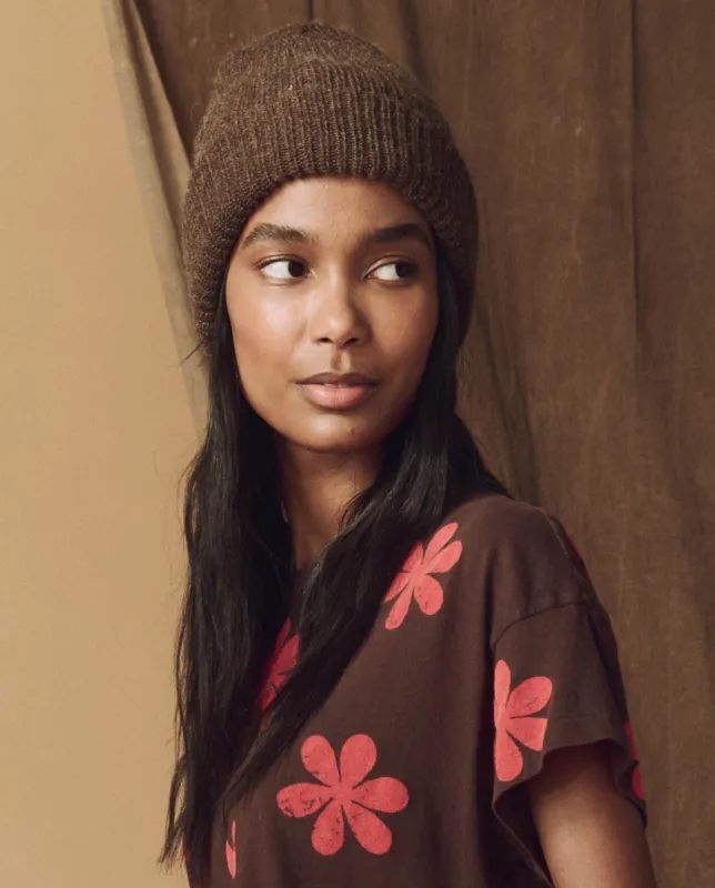 The Natural Alpaca Beanie. -- Brown sold by THE GREAT.