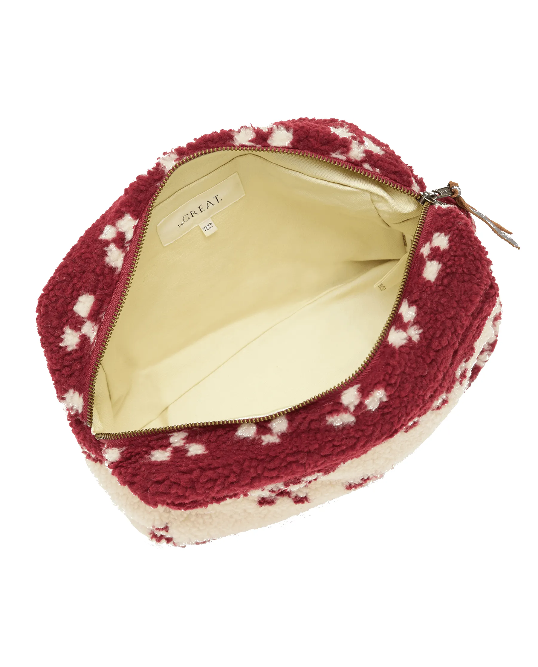 The Sherpa Pouch. -- Bordeaux Geo sold by THE GREAT. product image thumbnail 2