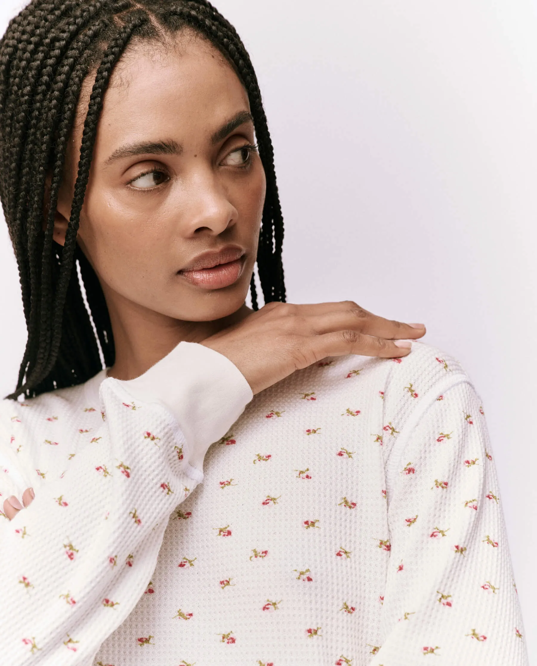 The Waffle Surplus Crew. -- White Mini Heirloom Rose sold by THE GREAT. product image thumbnail 3