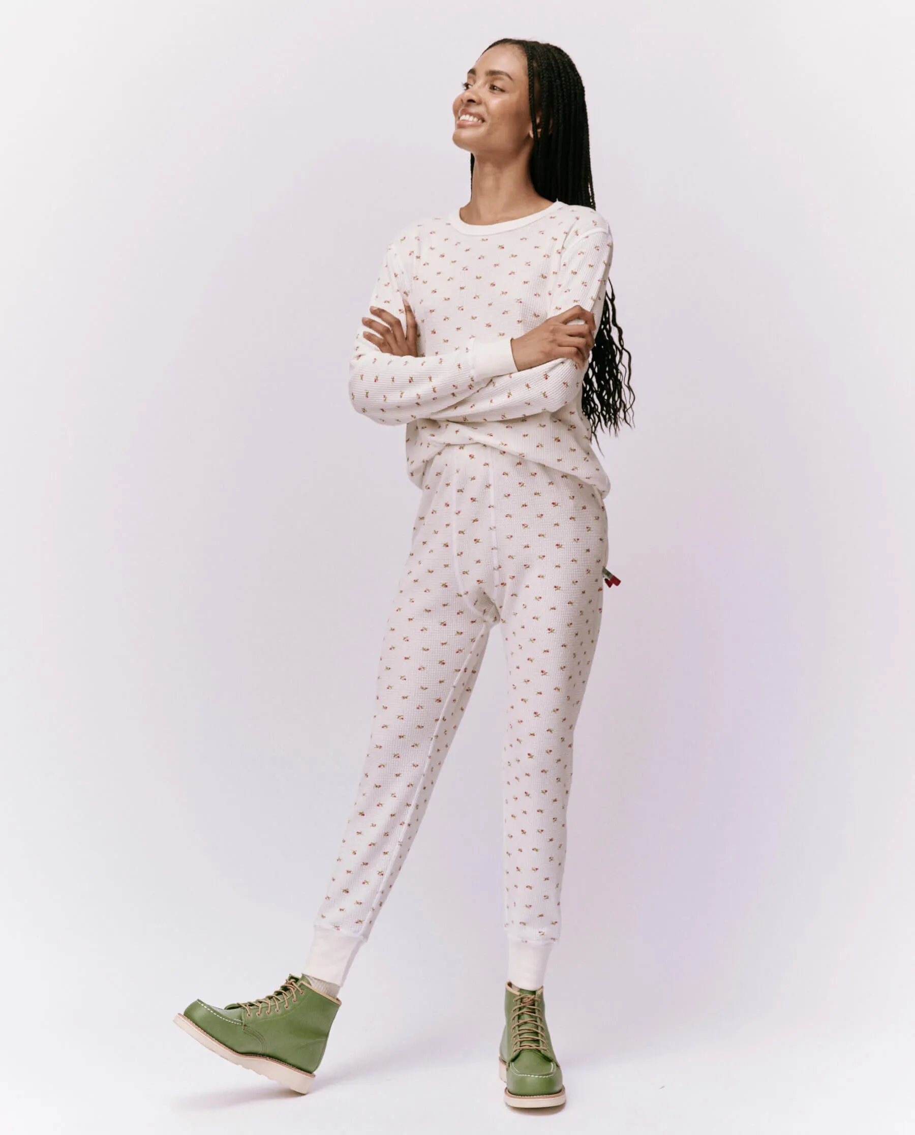 The Waffle Surplus Crew. -- White Mini Heirloom Rose sold by THE GREAT. product image thumbnail 5