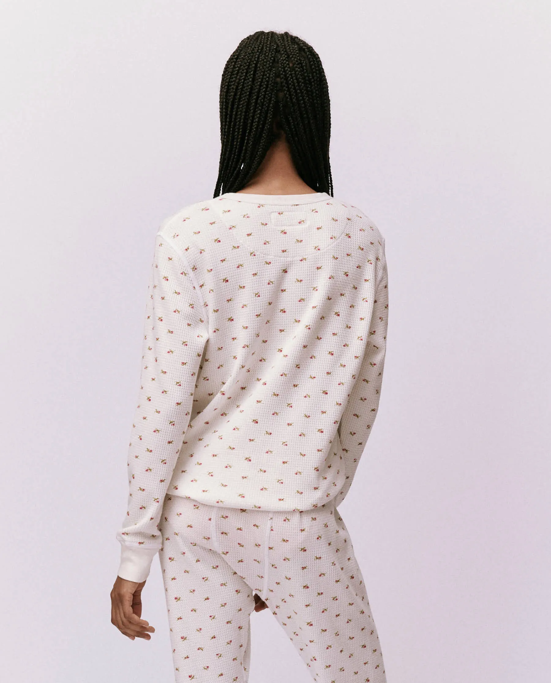 The Waffle Surplus Crew. -- White Mini Heirloom Rose sold by THE GREAT. product image thumbnail 2