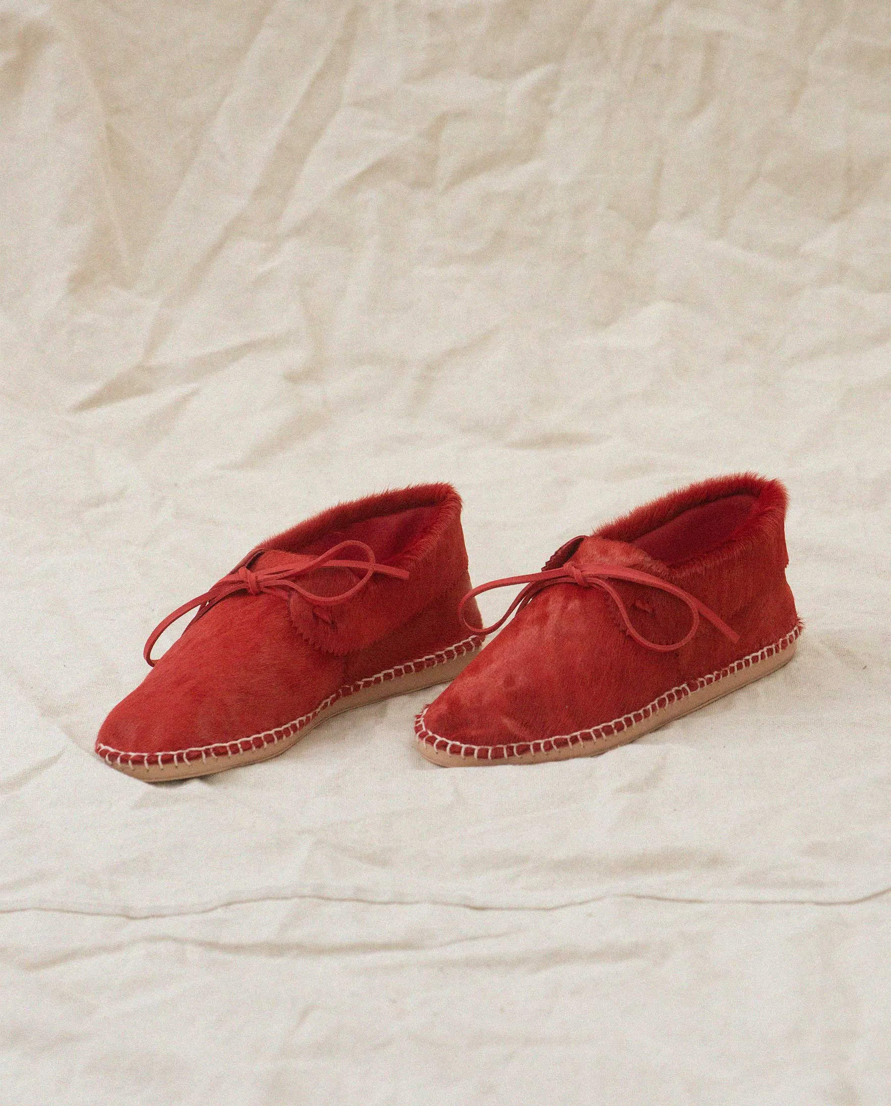 Exclusive The Canyon Moccasin. -- Red sold by THE GREAT.