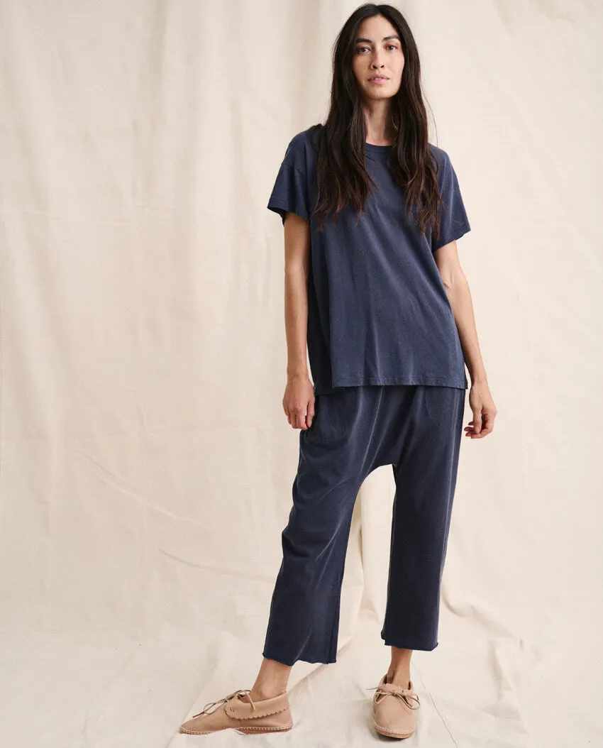 The Boxy Crew. Solid -- WASHED NAVY sold by THE GREAT. product image thumbnail 2