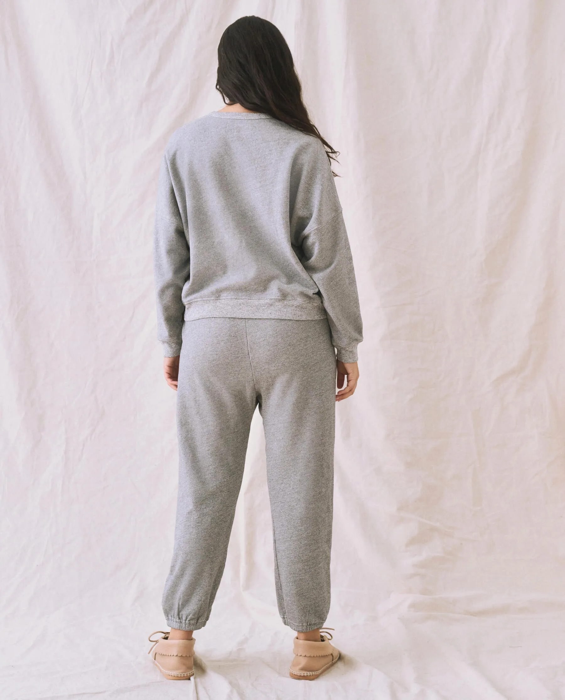 The U-Neck Teammate Sweatshirt. -- Varsity Grey sold by THE GREAT. product image thumbnail 2