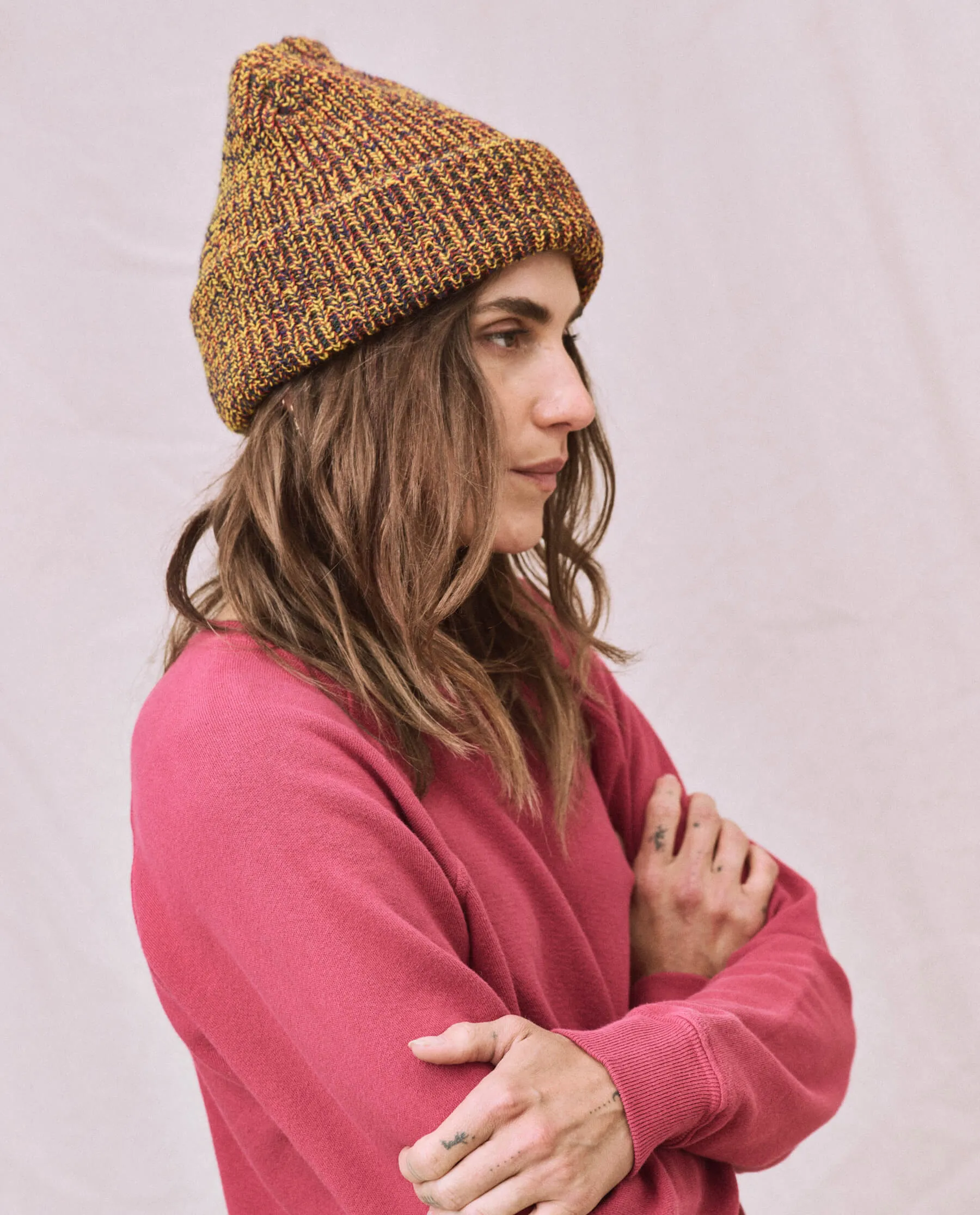 The Beanie. -- Marled Marigold sold by THE GREAT. product image thumbnail 2