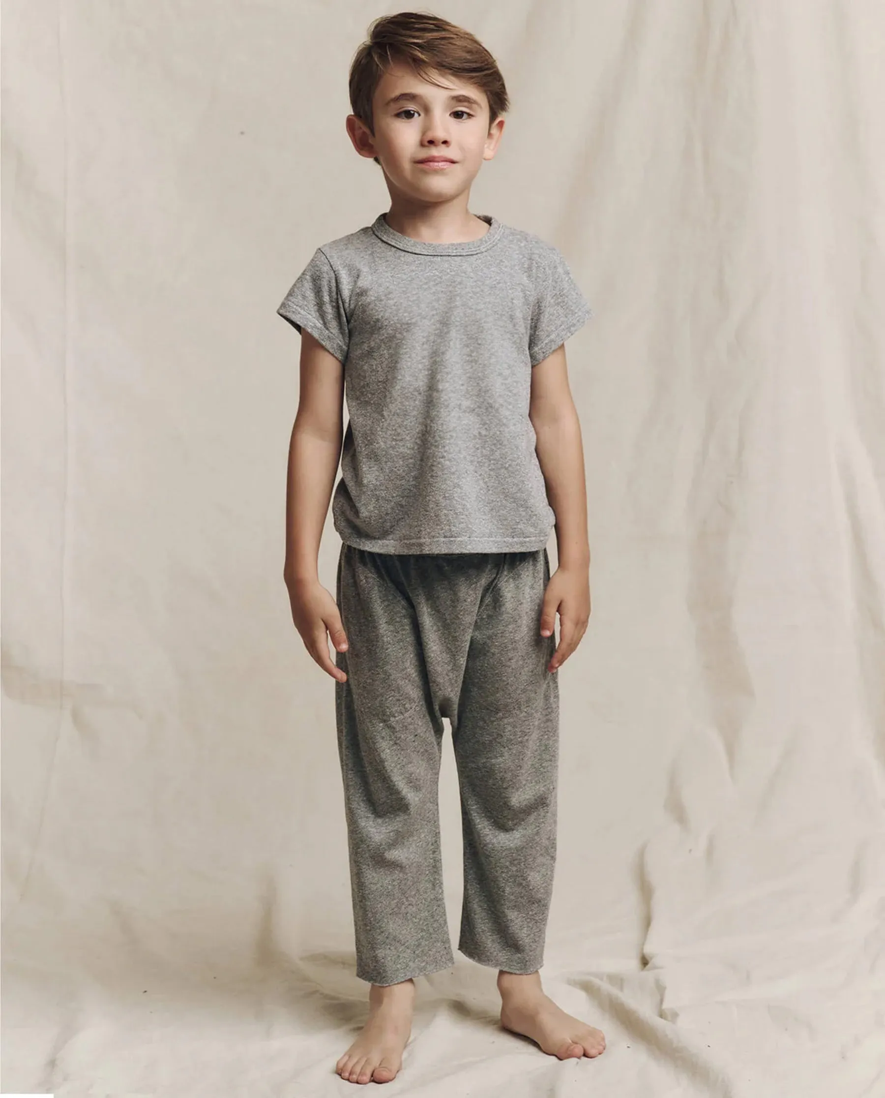 The Little Boxy Crew. Solid -- Heather Grey sold by THE GREAT. product image thumbnail 2