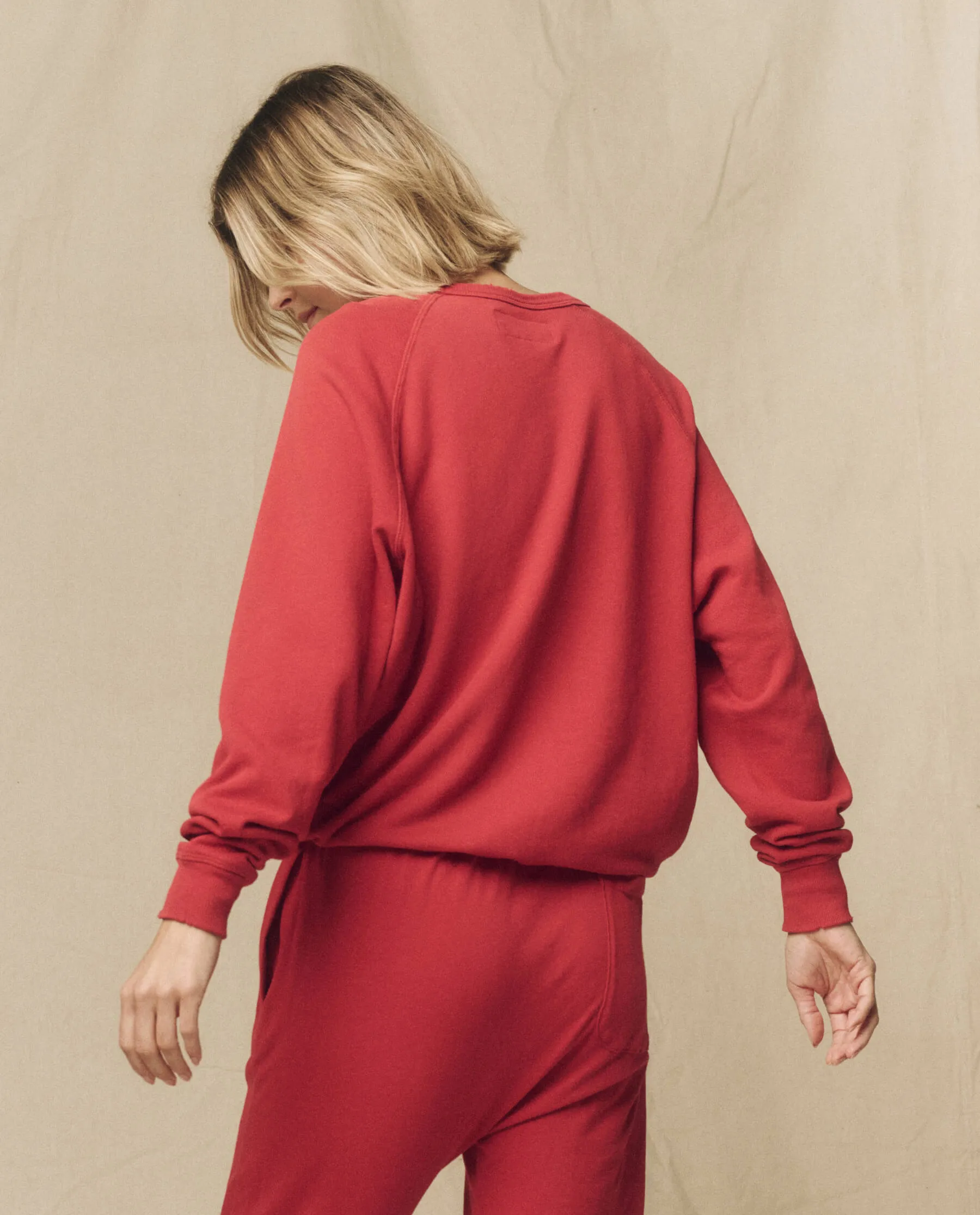 The College Sweatshirt. Solid -- Gemstone sold by THE GREAT. product image thumbnail 2