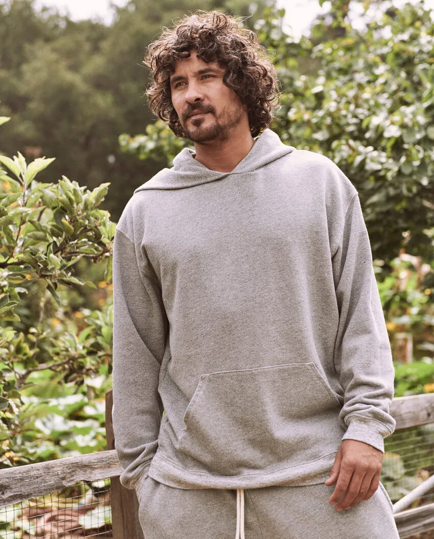 The Men's Gym Hoodie. -- Varsity Grey sold by THE GREAT.