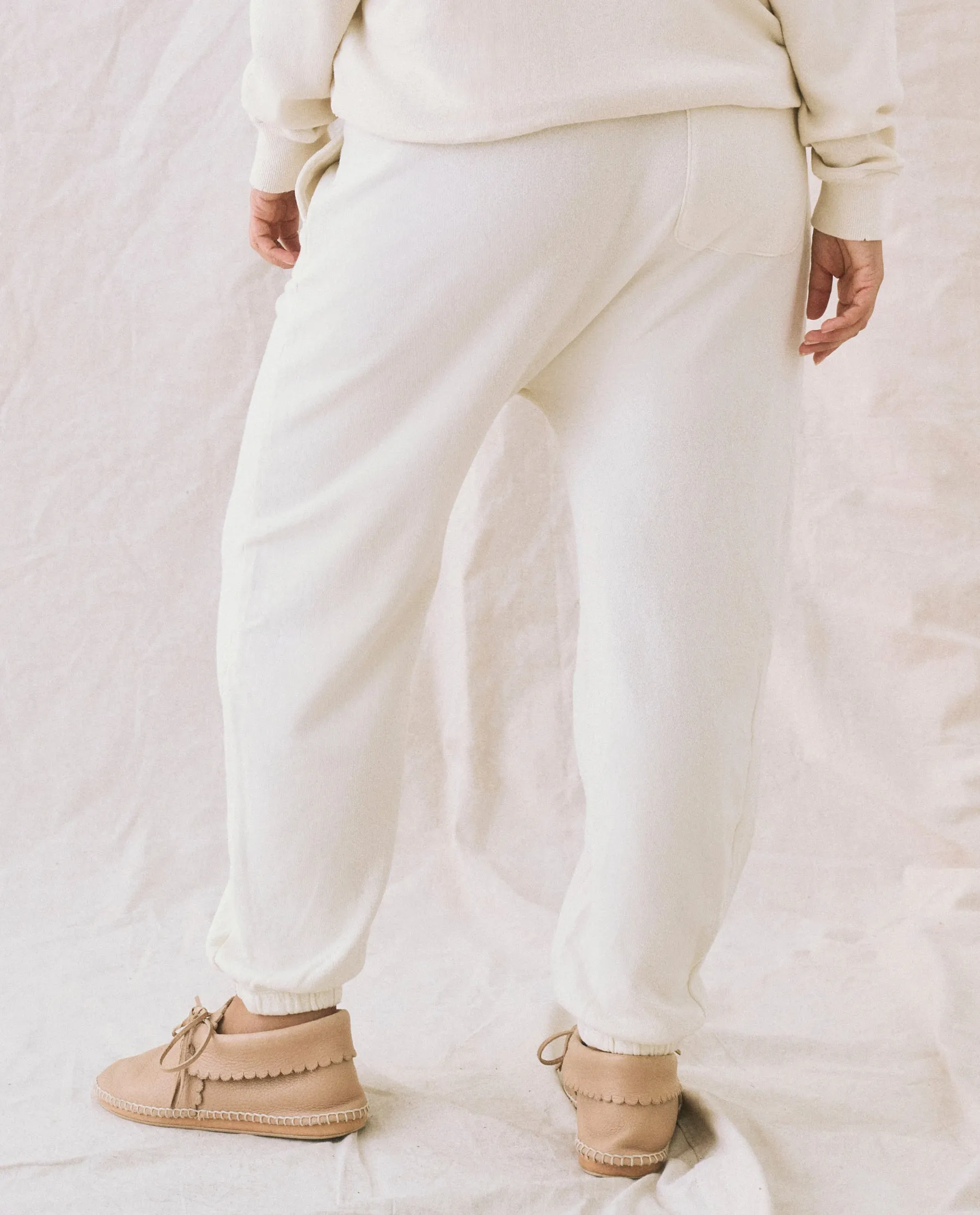 The Jogger Sweatpant. -- Washed White sold by THE GREAT. product image thumbnail 2