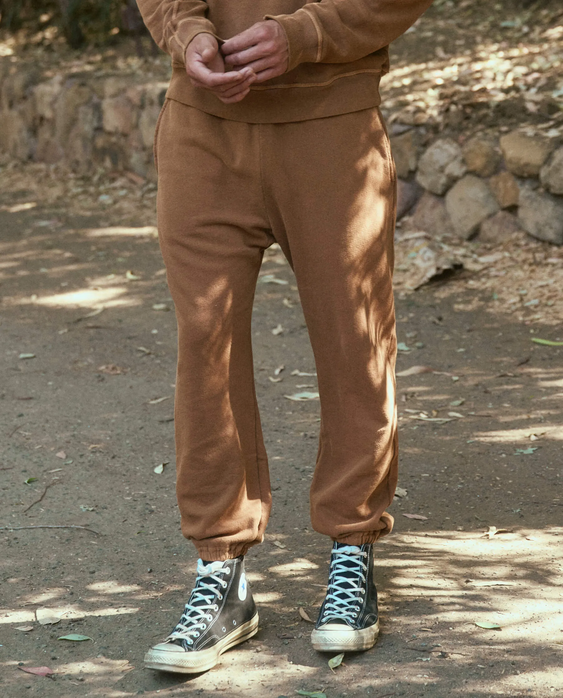 The Men's Stadium Sweatpant. -- Amber sold by THE GREAT. product image thumbnail 3