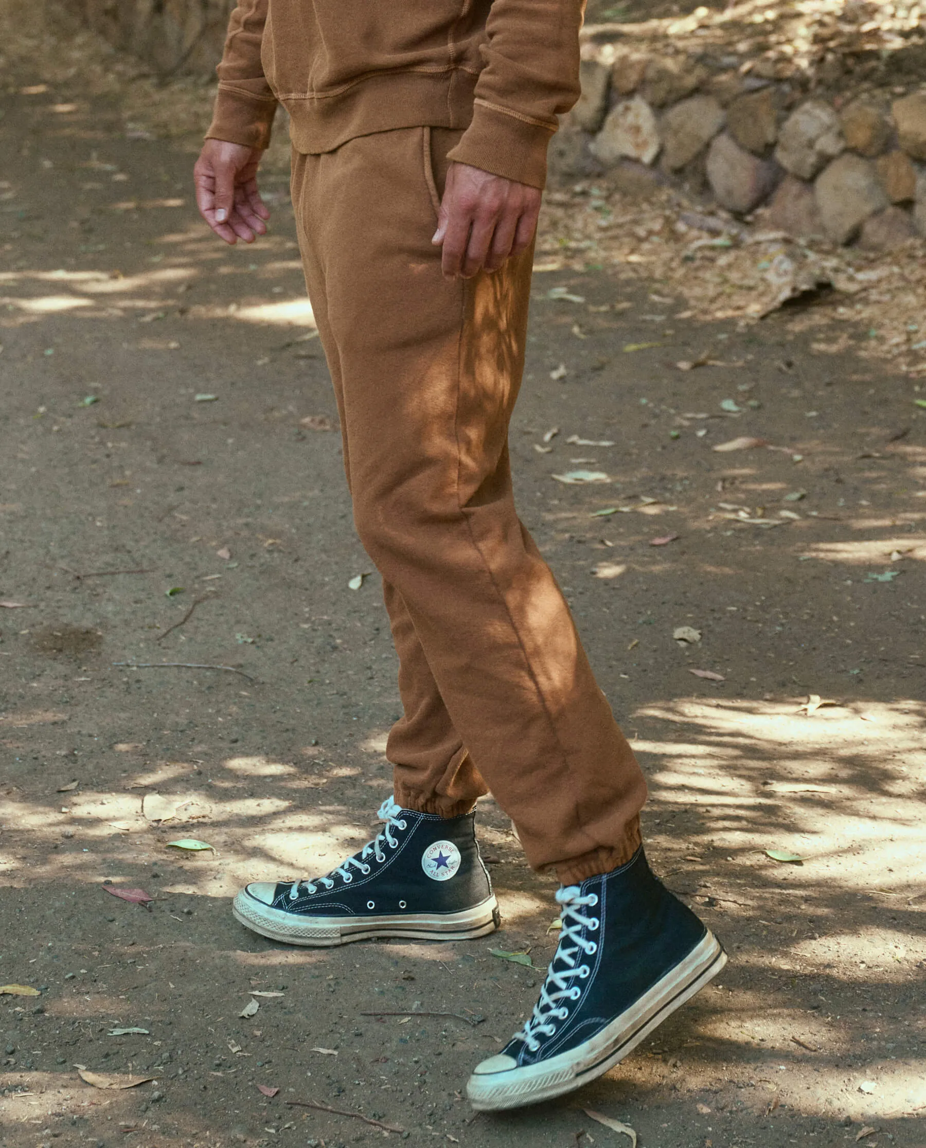 The Men's Stadium Sweatpant. -- Amber sold by THE GREAT. product image thumbnail 5