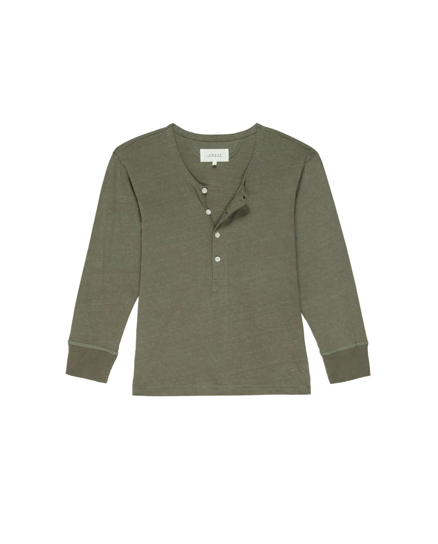 The Plunge Henley. -- Faded Army sold by THE GREAT.