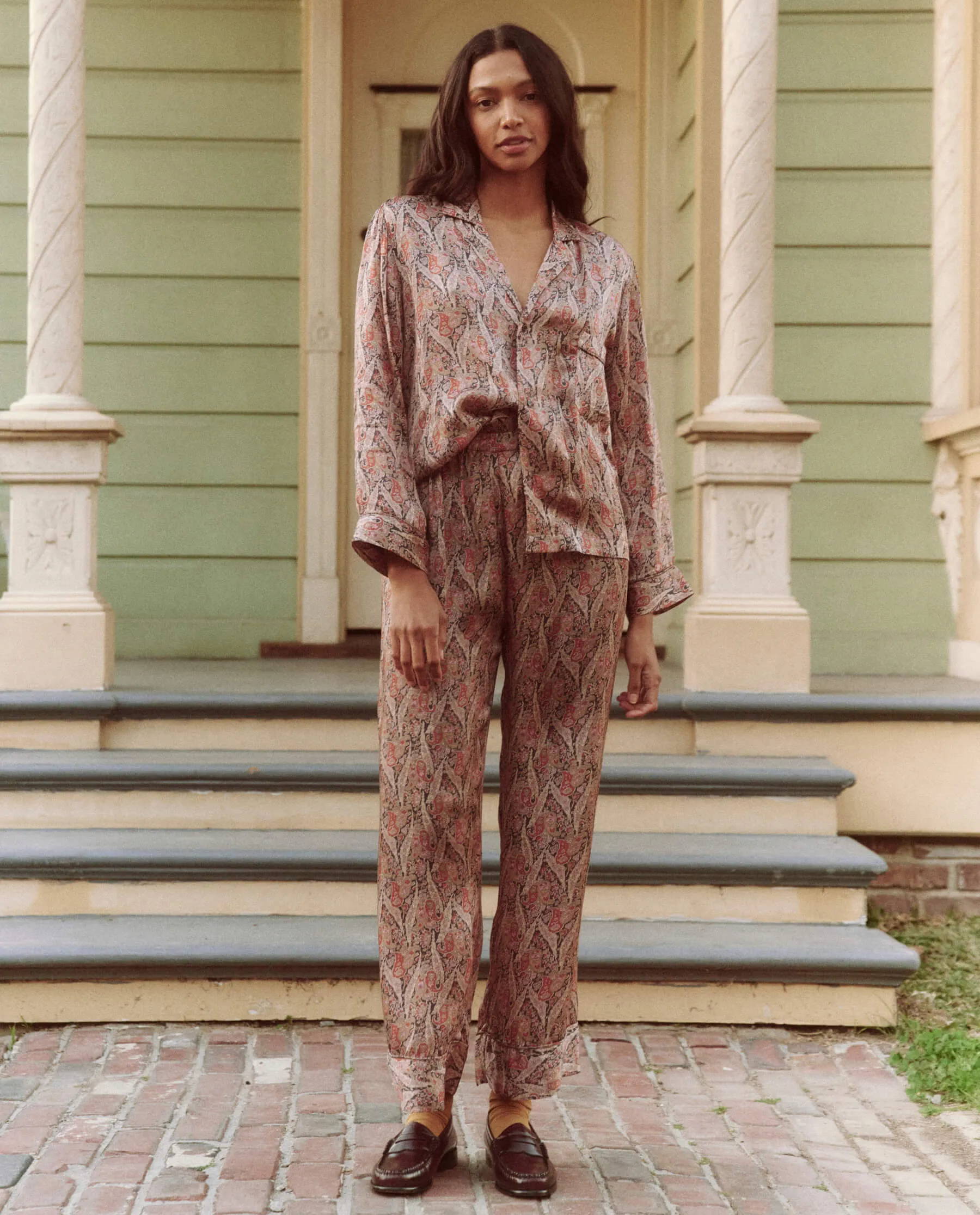 The Revel Pant. -- Ornate Paisley sold by THE GREAT. product image thumbnail 2