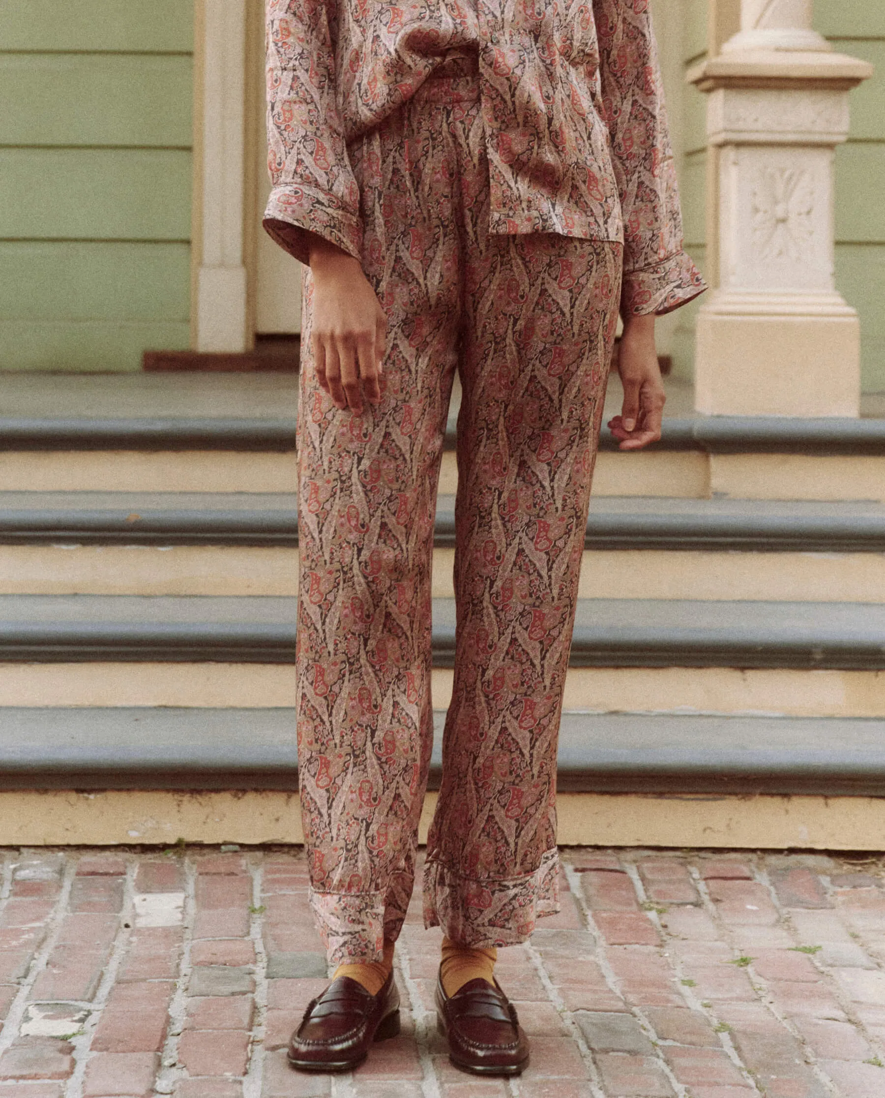 The Revel Pant. -- Ornate Paisley sold by THE GREAT. product image thumbnail 5