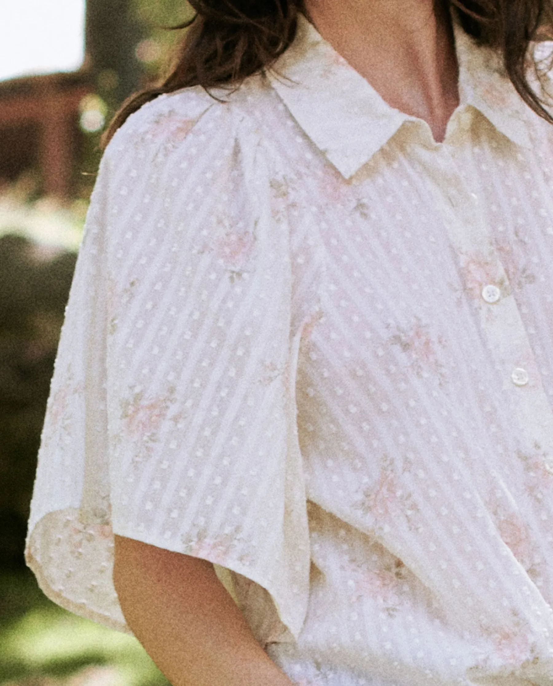 The Butterfly Button Up. -- PINK PRAIRIE FLOWER sold by THE GREAT. product image thumbnail 2