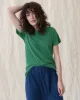The Slim Tee. Solid -- BOTTLE GREEN sold by THE GREAT.