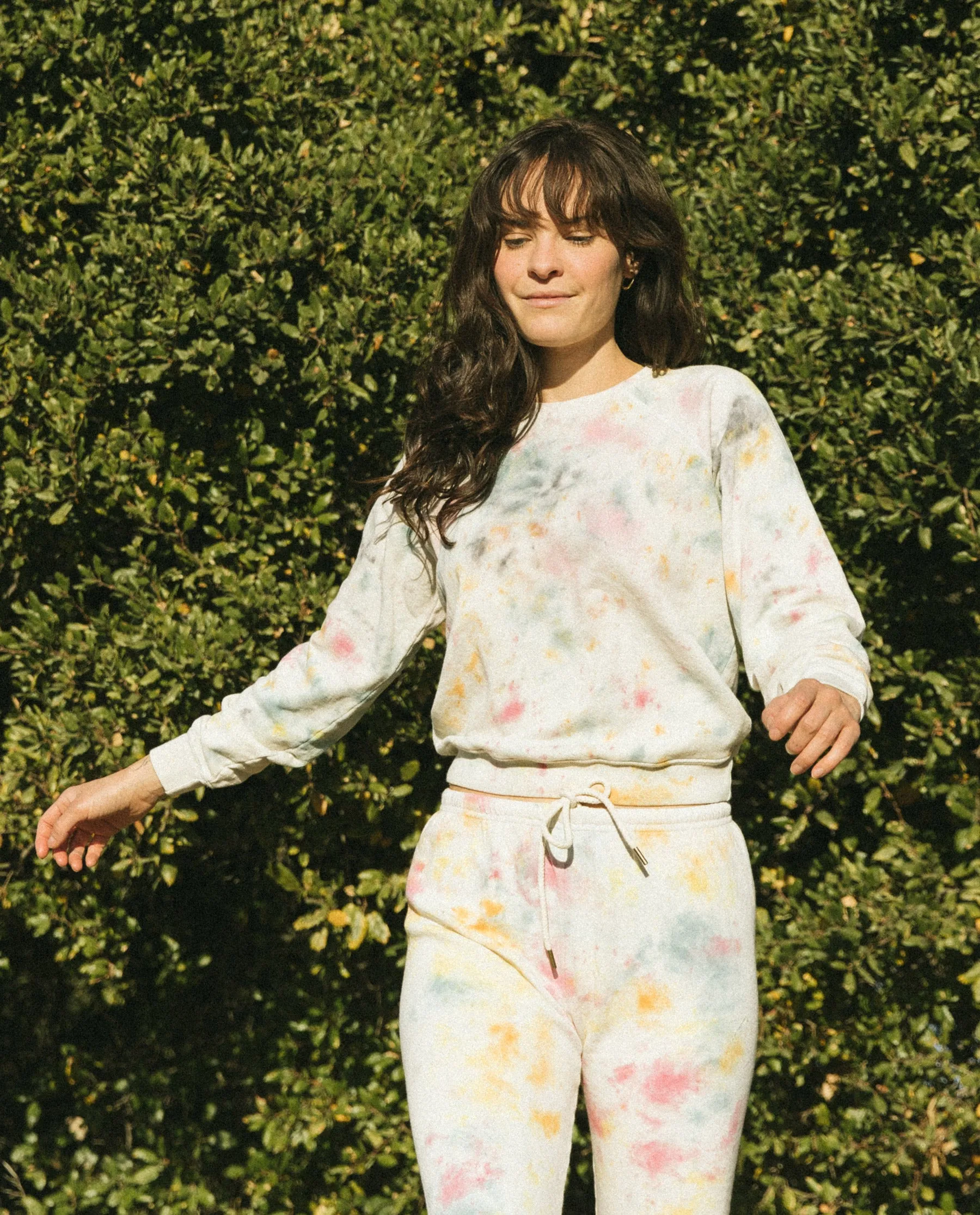 The Stadium Sweatpant. Novelty -- Confetti Tie Dye sold by THE GREAT. product image thumbnail 5