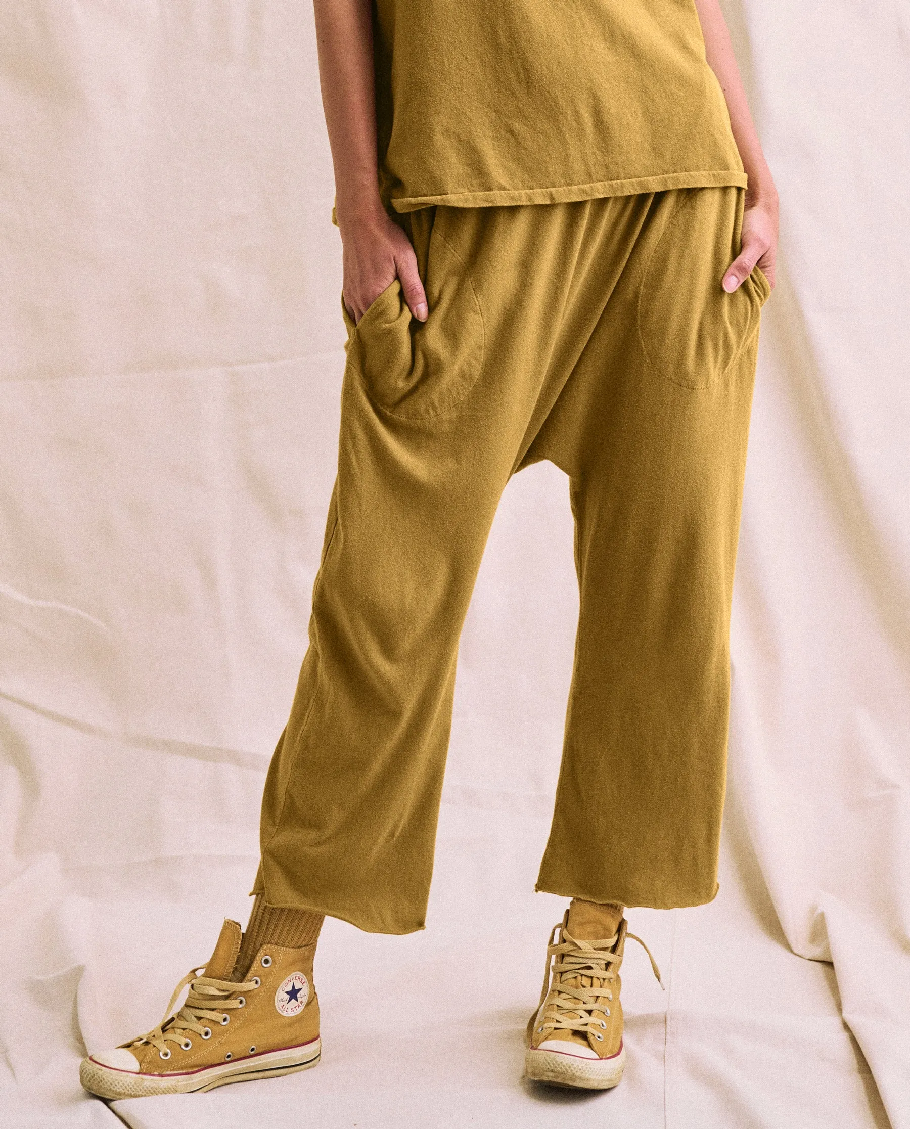 The Plant-Dyed Jersey Crop. -- Pomegranate Rind sold by THE GREAT. product image thumbnail 4