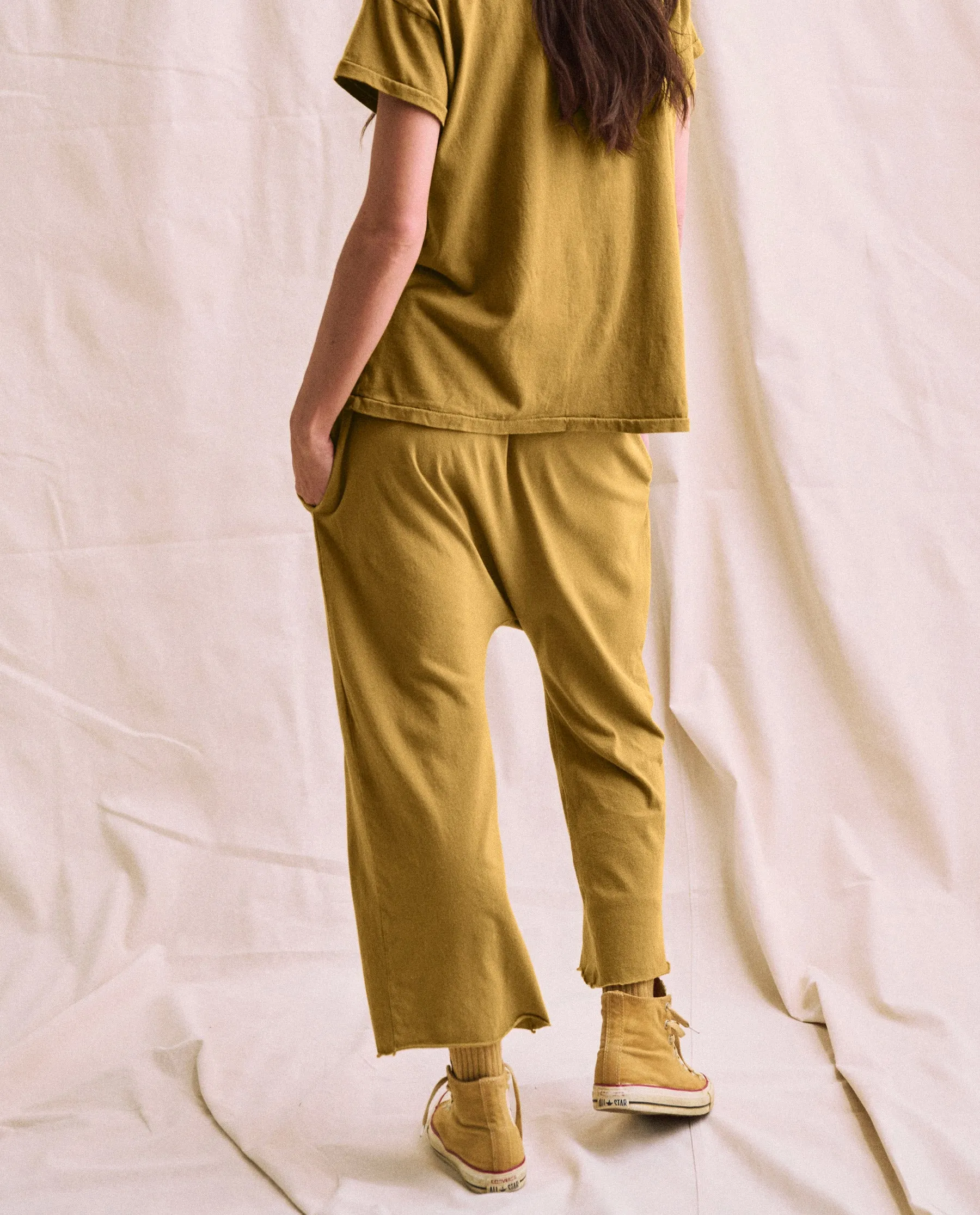 The Plant-Dyed Jersey Crop. -- Pomegranate Rind sold by THE GREAT. product image thumbnail 5