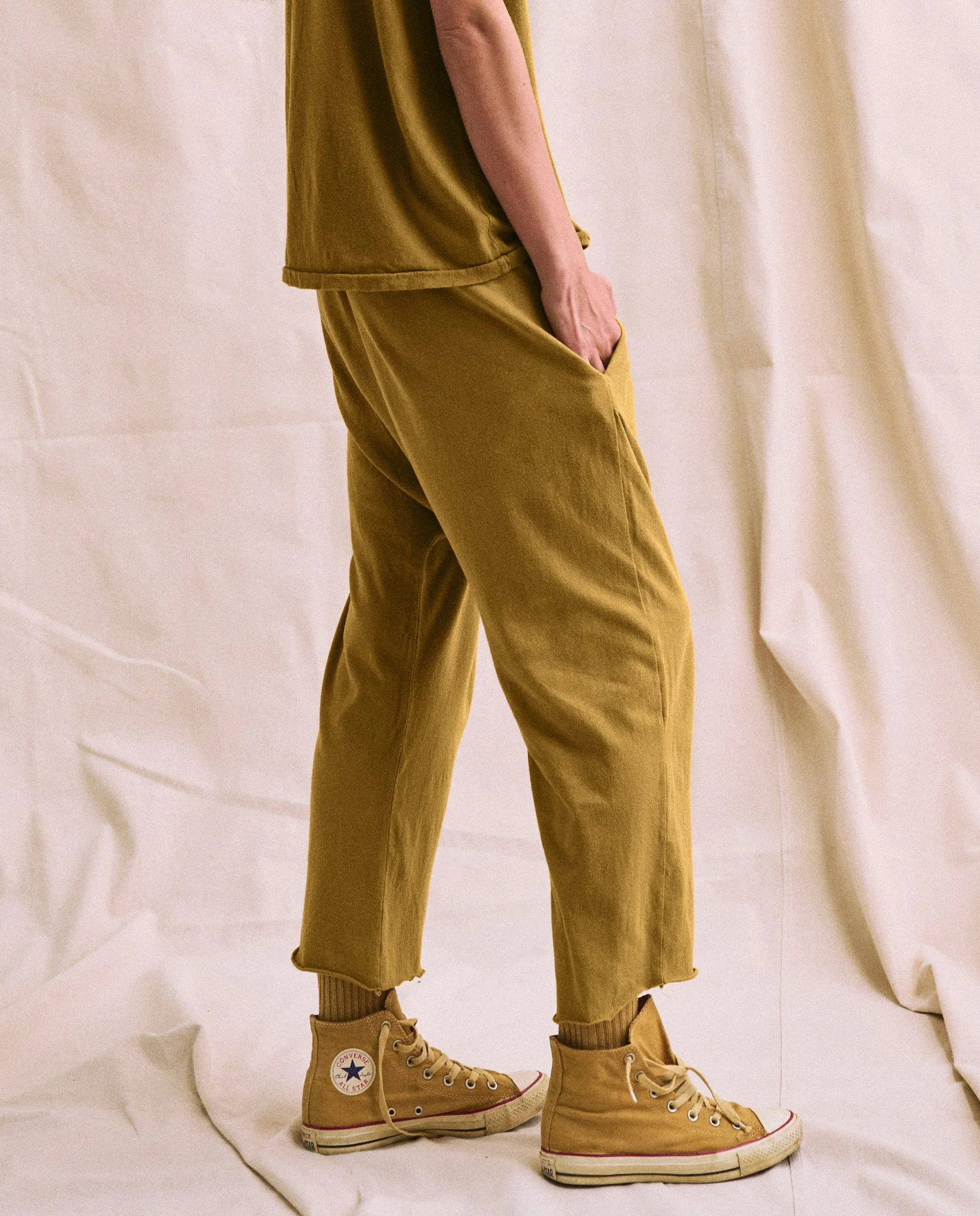 The Plant-Dyed Jersey Crop. -- Pomegranate Rind sold by THE GREAT. product image thumbnail 3