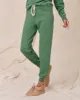 The Cropped Sweatpant. Solid -- Juniper sold by THE GREAT.