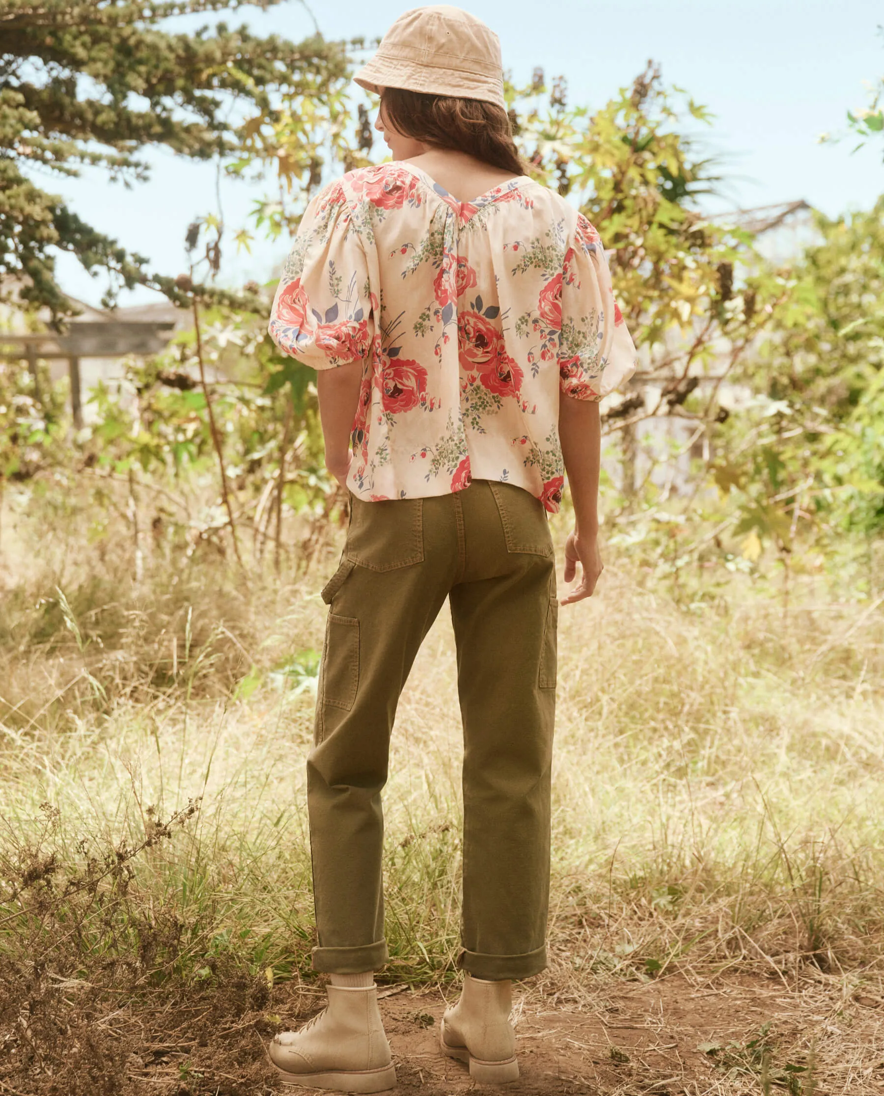 The Carpenter Pant. -- Army sold by THE GREAT. product image thumbnail 4