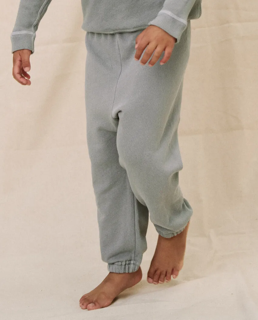The Little Stadium Sweatpant. Solid -- Dusty Blue sold by THE GREAT. product image thumbnail 4