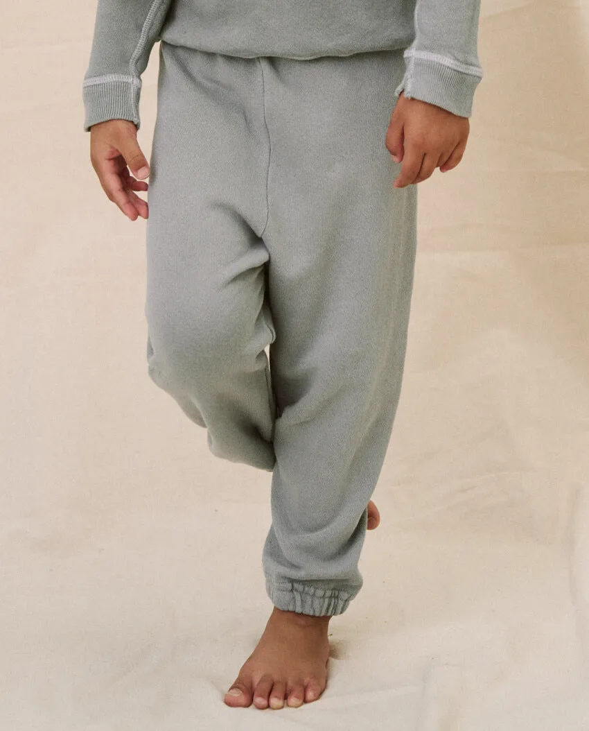 The Little Stadium Sweatpant. Solid -- Dusty Blue sold by THE GREAT. product image thumbnail 2