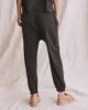 The Jersey Jogger Pant. -- Washed Black sold by THE GREAT.