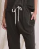 The Jersey Jogger Pant. -- Washed Black sold by THE GREAT.