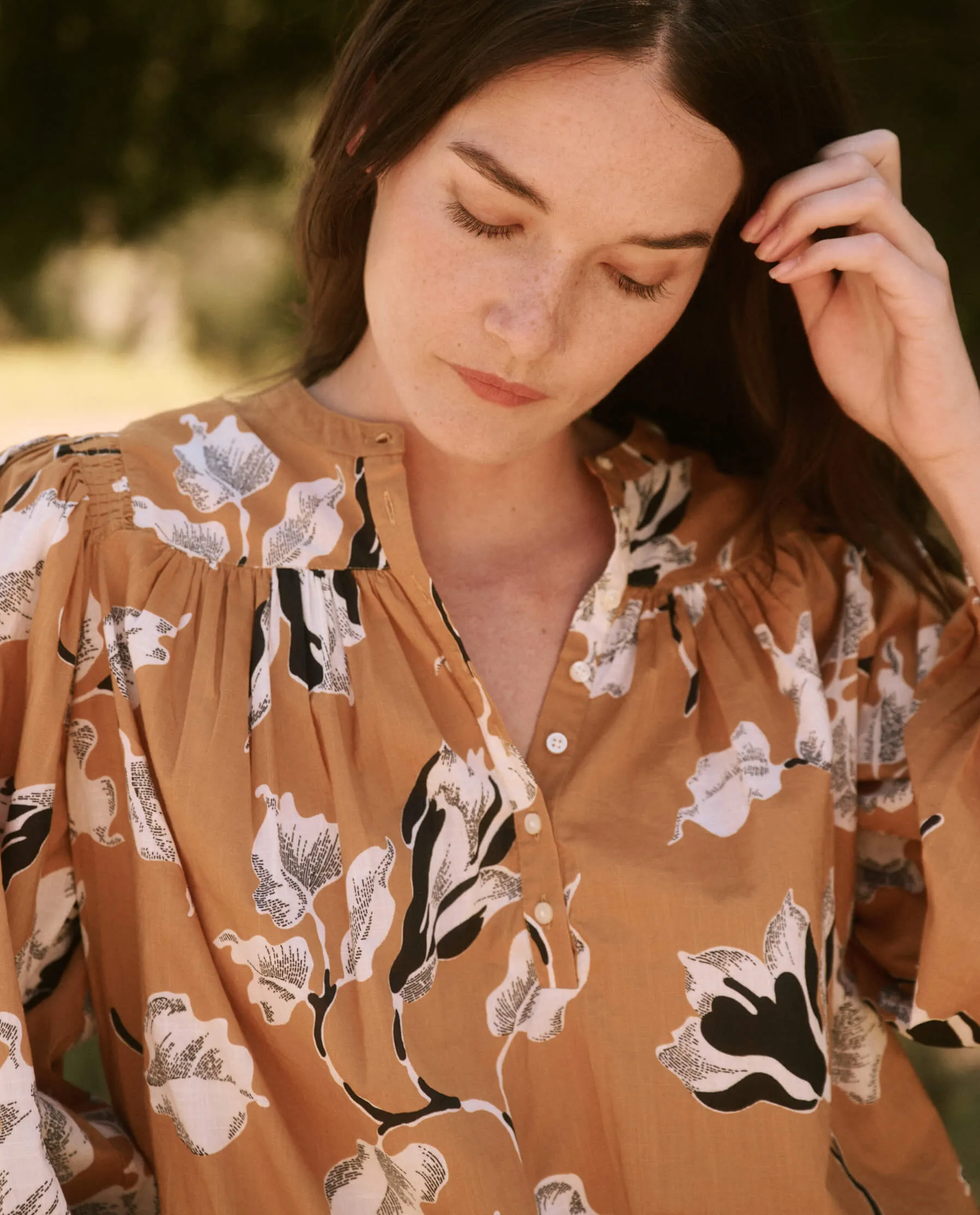 The Tale Top. -- Amber Antique Floral sold by THE GREAT. product image thumbnail 3