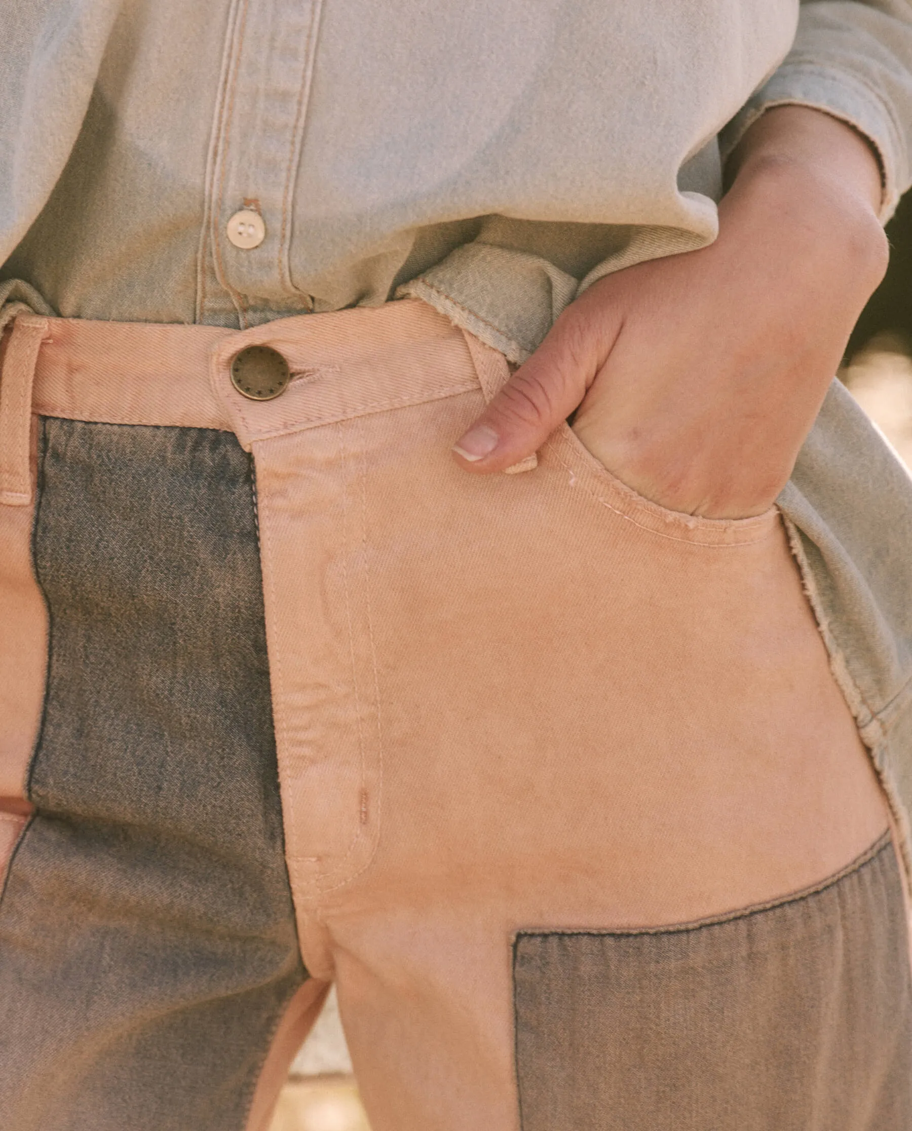 The Billy Jean. -- Rose Petal and Indigo Patchwork sold by THE GREAT. product image thumbnail 3