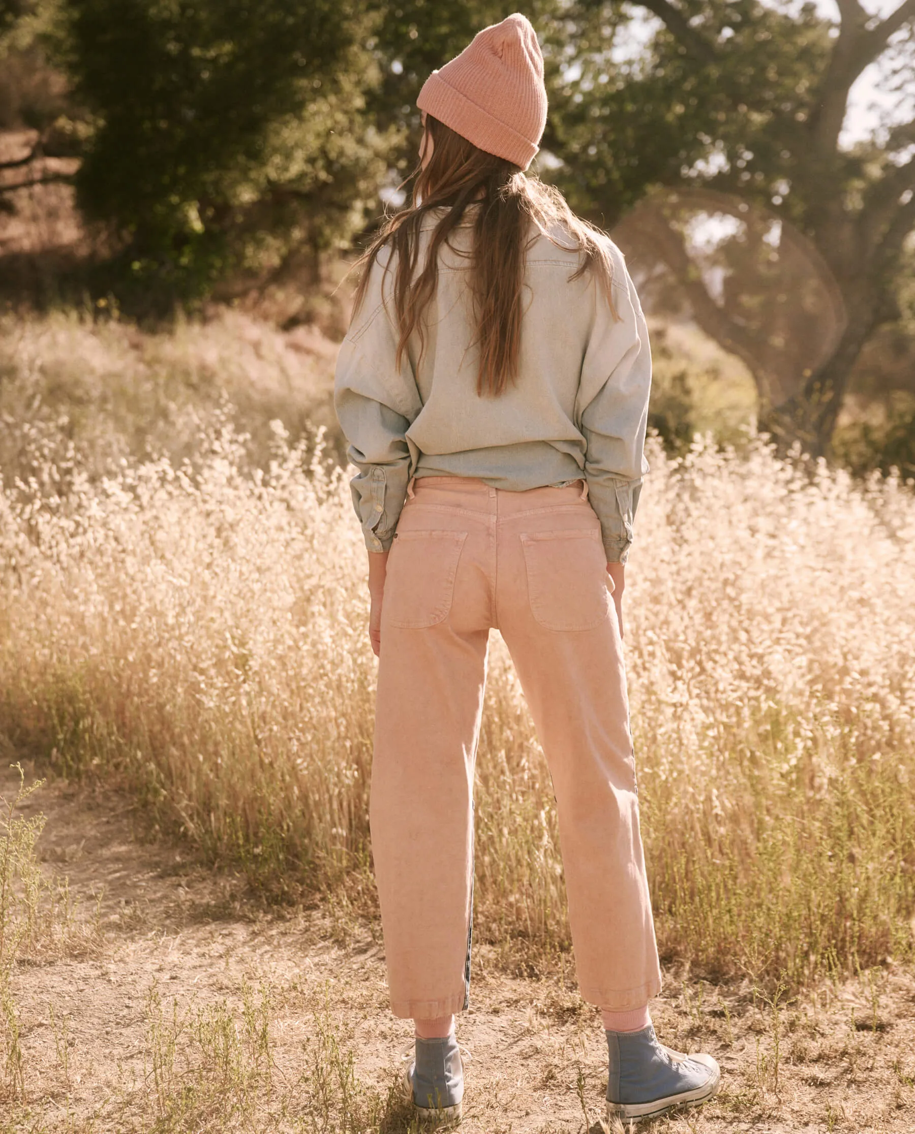 The Billy Jean. -- Rose Petal and Indigo Patchwork sold by THE GREAT. product image thumbnail 4