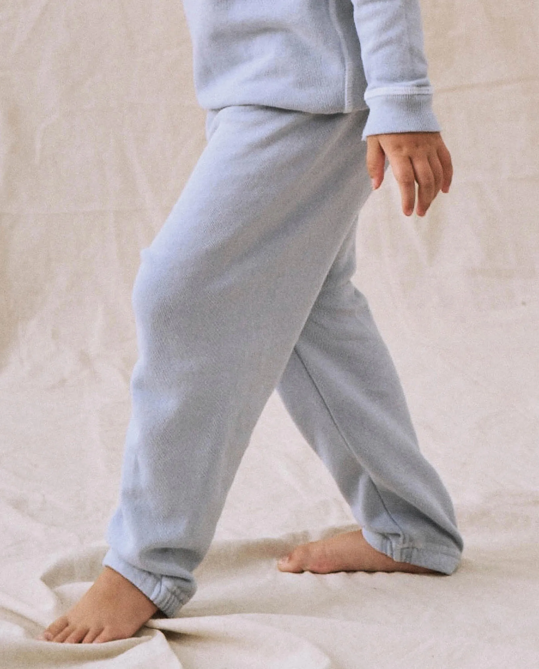 The Little Stadium Sweatpant. Solid -- Whisper Blue sold by THE GREAT. product image thumbnail 3