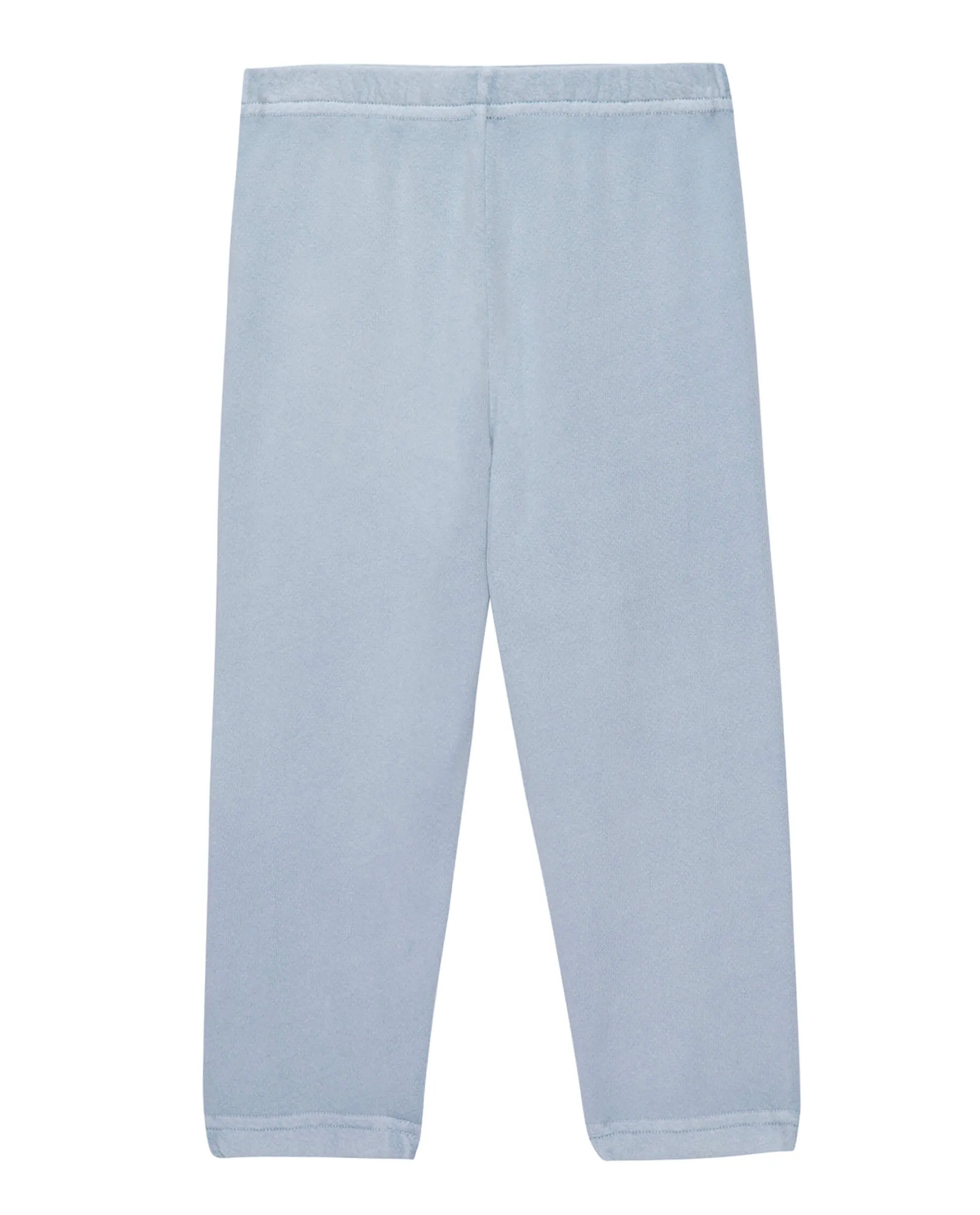 The Little Stadium Sweatpant. Solid -- Whisper Blue sold by THE GREAT.