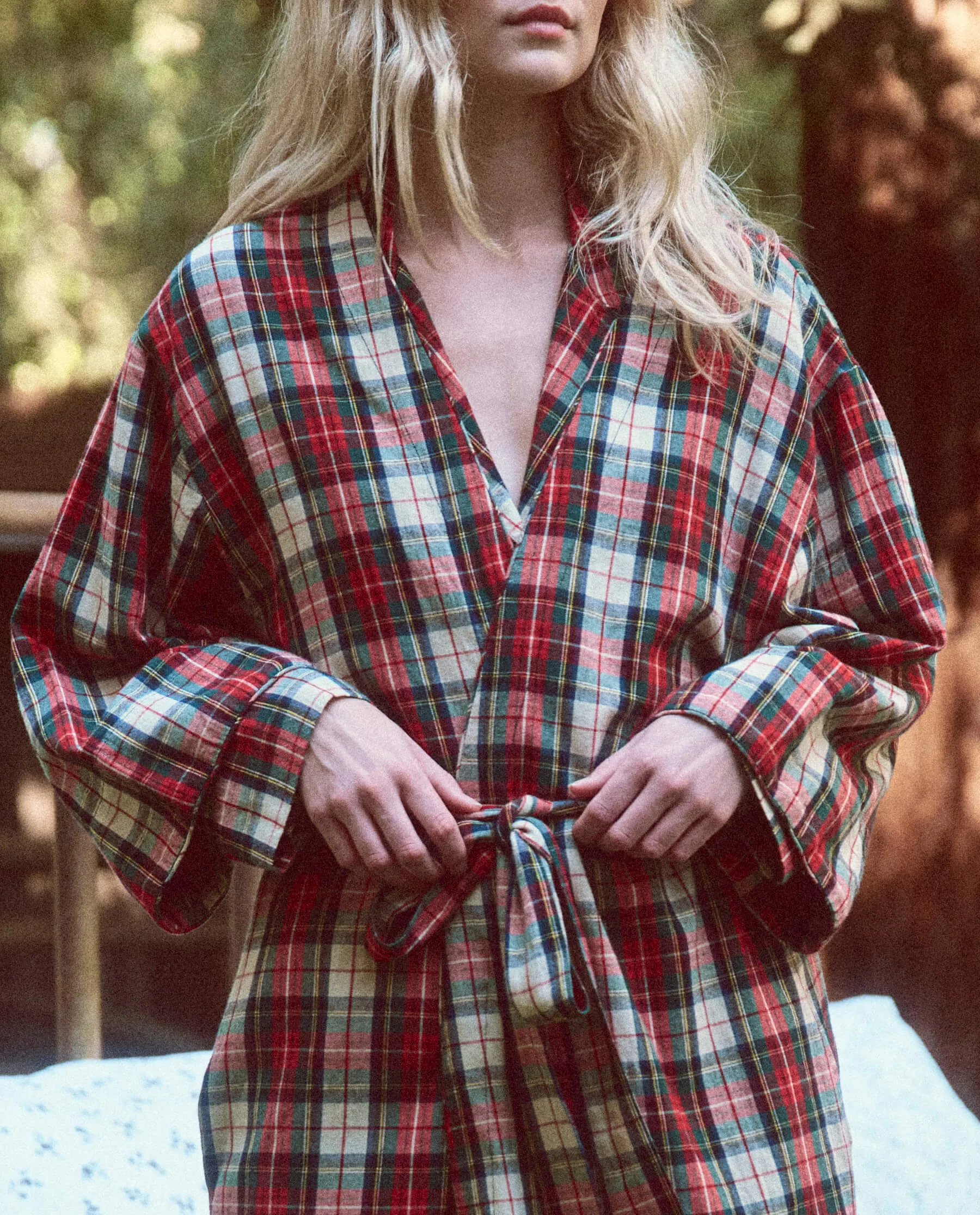 The Robe. -- Winter Cabin Plaid sold by THE GREAT. product image thumbnail 2