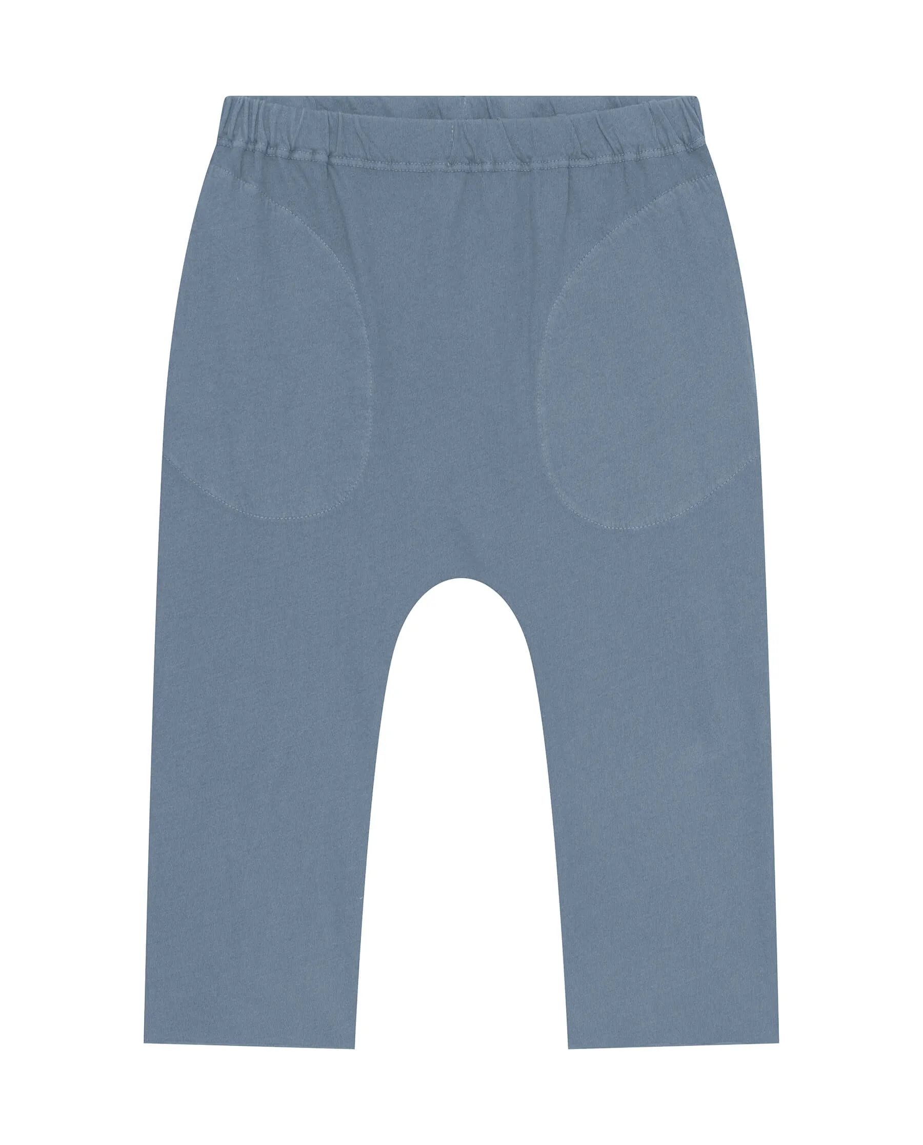 The Little Jersey Crop. Solid -- Vintage Cornflower sold by THE GREAT.