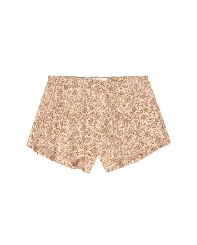 The Tap Short. -- Pink Clay Feather Grass sold by THE GREAT.